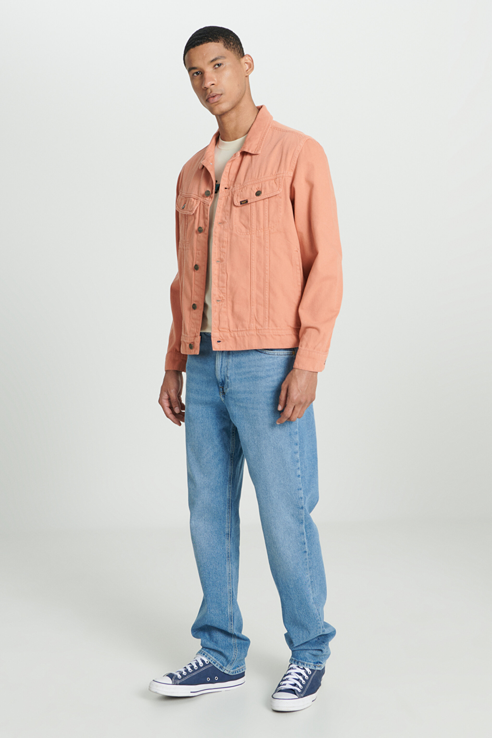Regular Fit Rider Jean Ceket - Rust-L89ZSM54 (görsel 4)