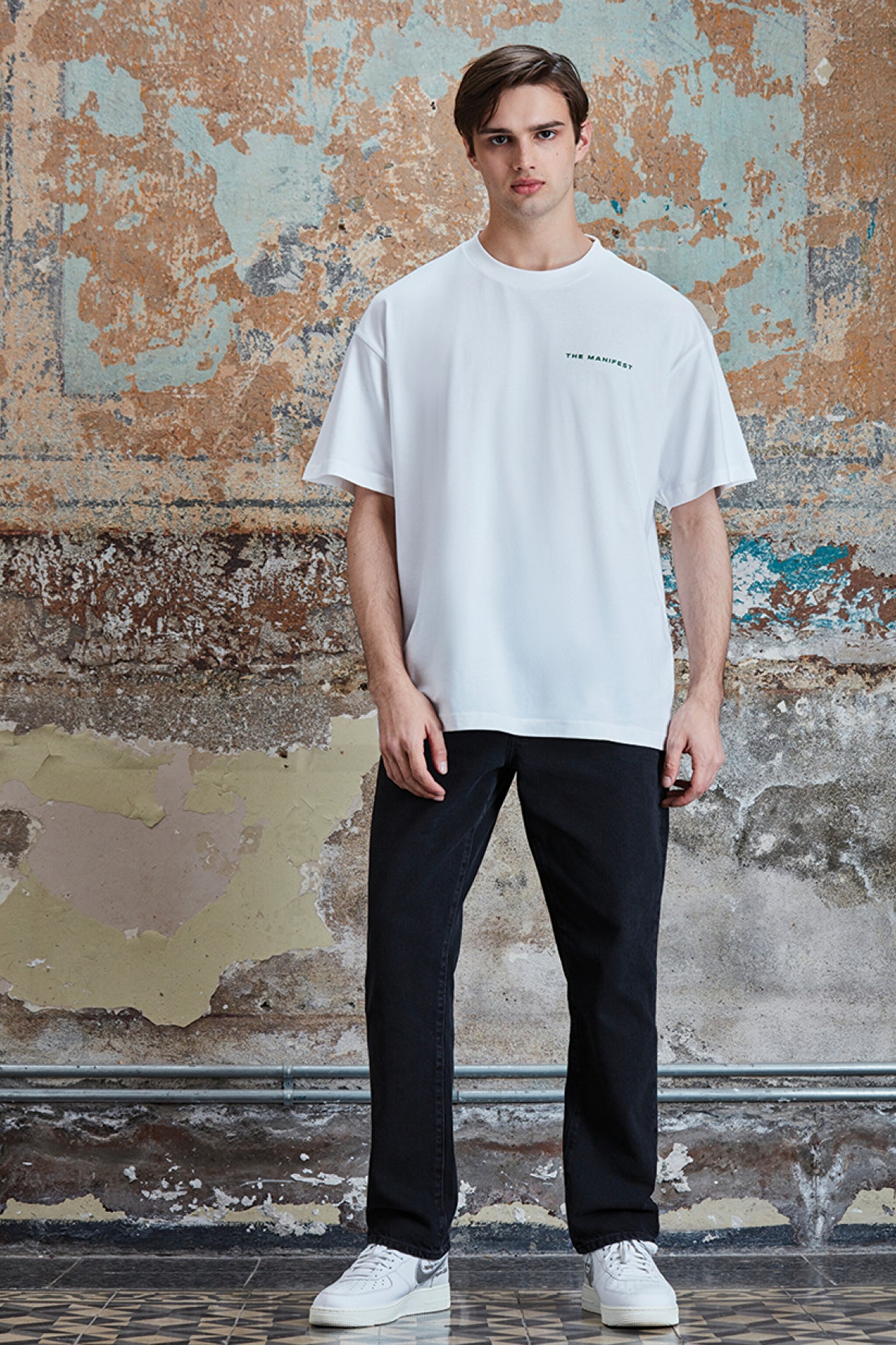 STBA Erkek Siyah Relaxed Fit Jean Pantolon