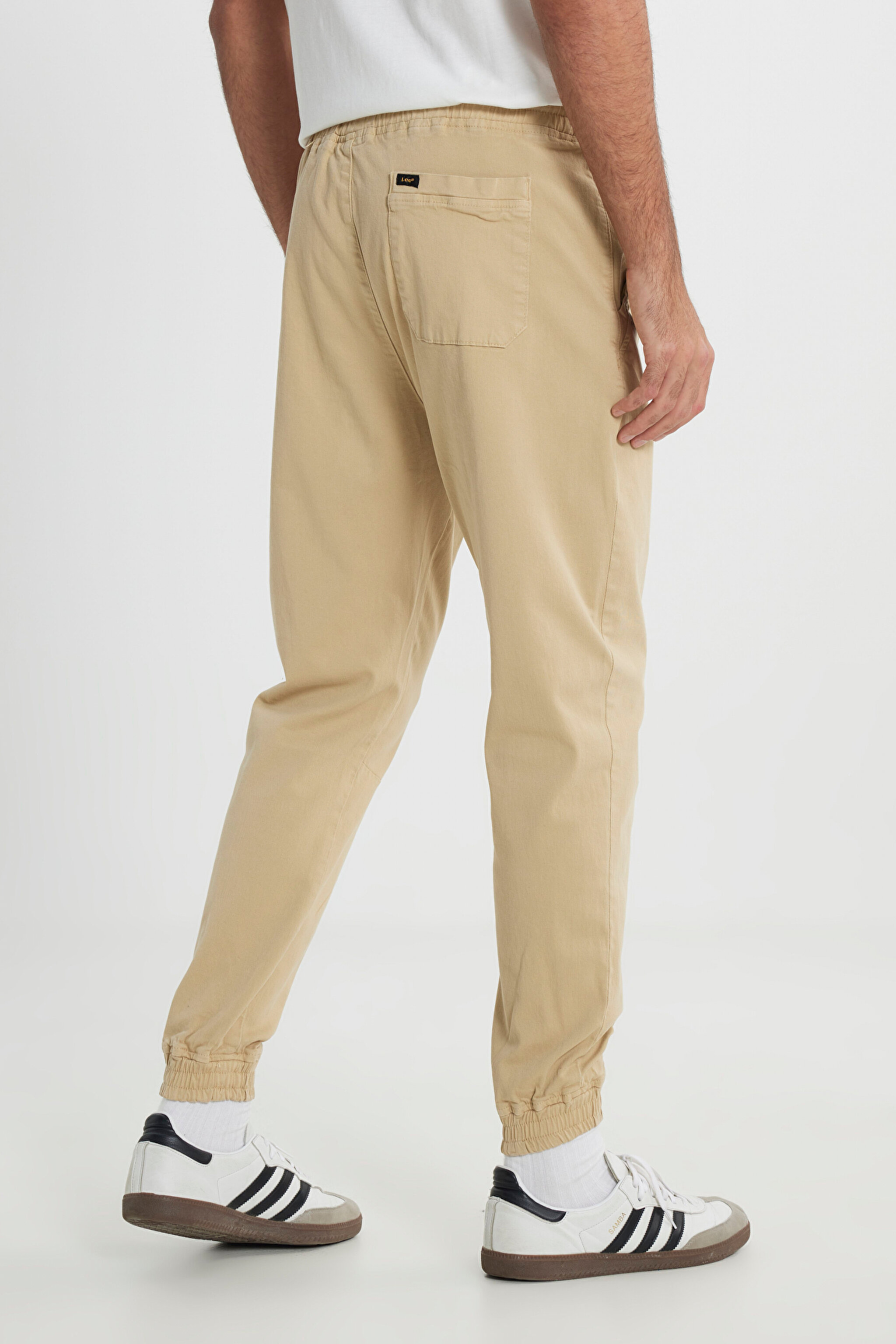 Regular Fit Normal Kesim Normal Bel Bej Esnek Jogger Pantolon - Beige-LM04007614 (görsel 5)