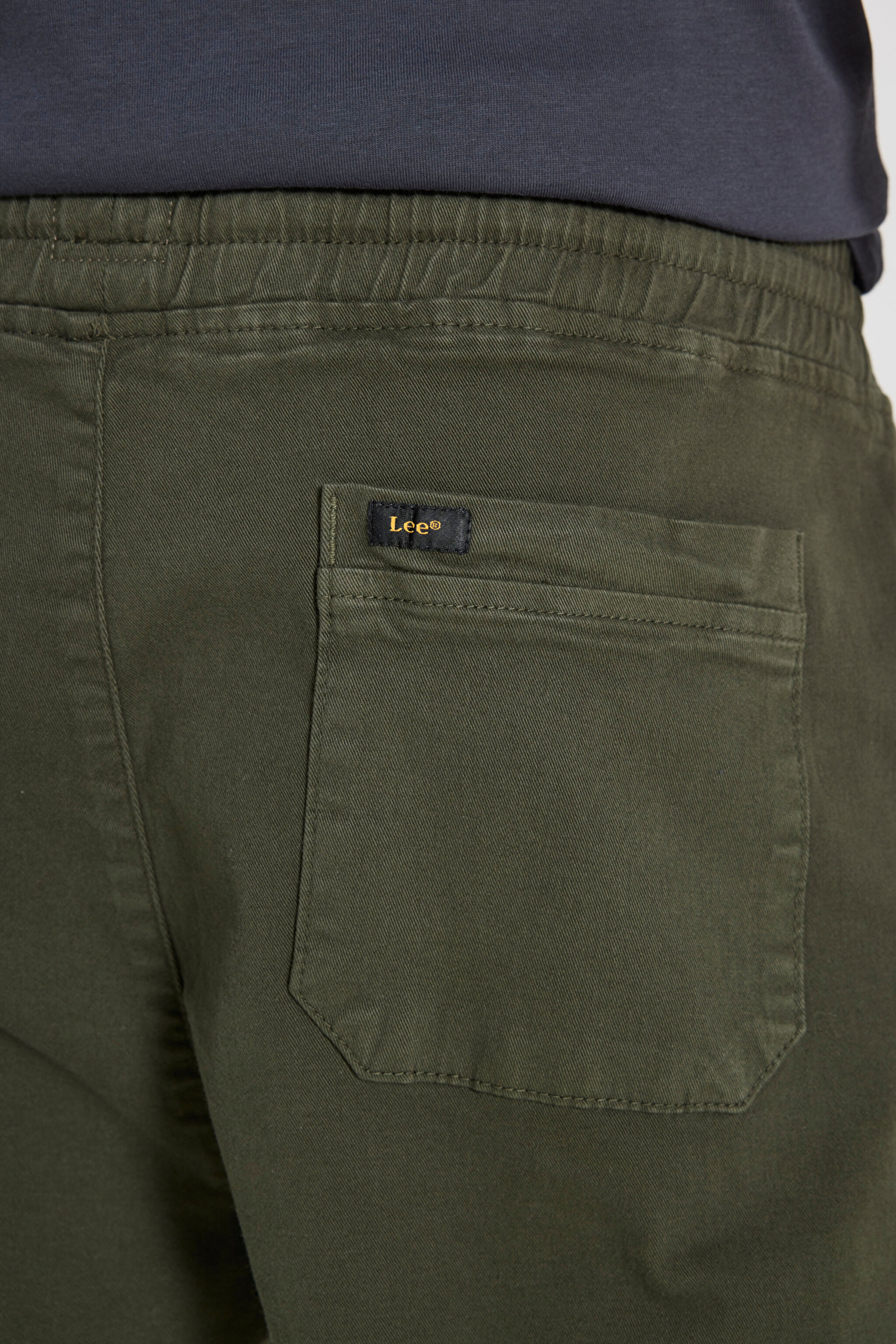 Regular Fit Normal Kesim Normal Bel Haki Esnek Jogger Pantolon - Khaki-LM04007801 (görsel 6)