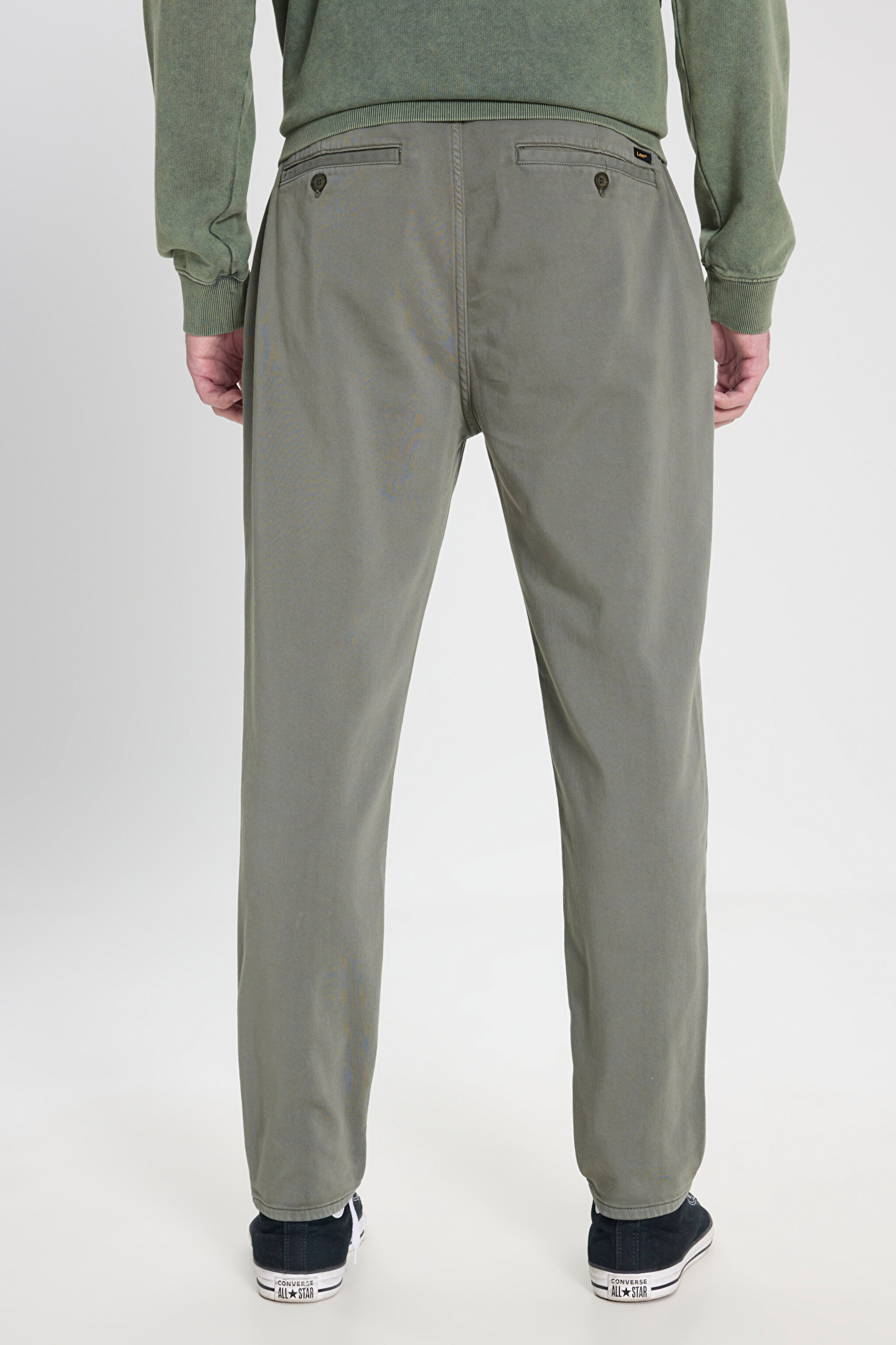 Slim Fit Dar Kesim Normal Bel Haki Esnek Jogger Pantolon - Khaki-LM043002801 (görsel 5)