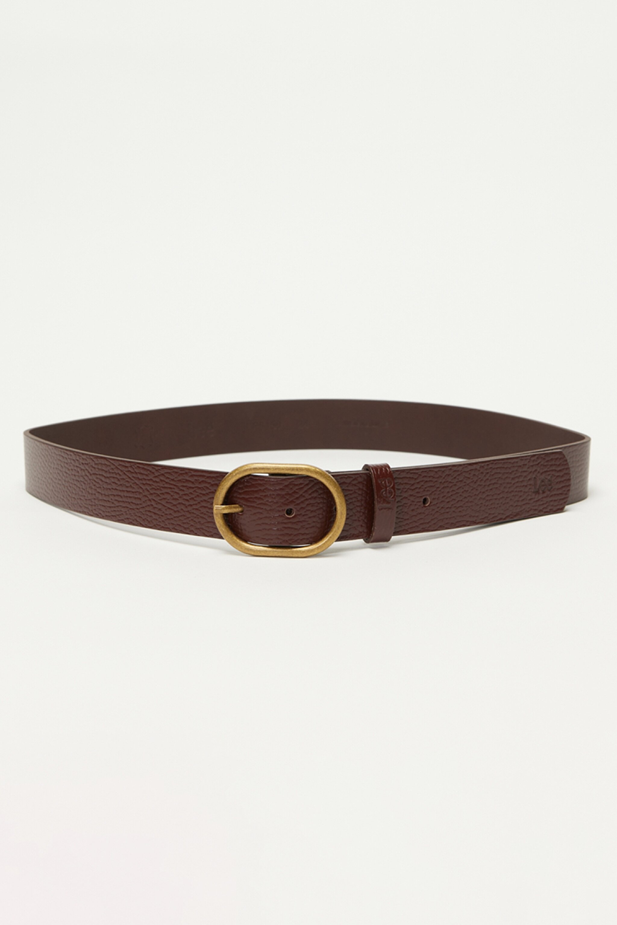 %100 Deri Kahverengi Kemer - Dark Brown-LP615024