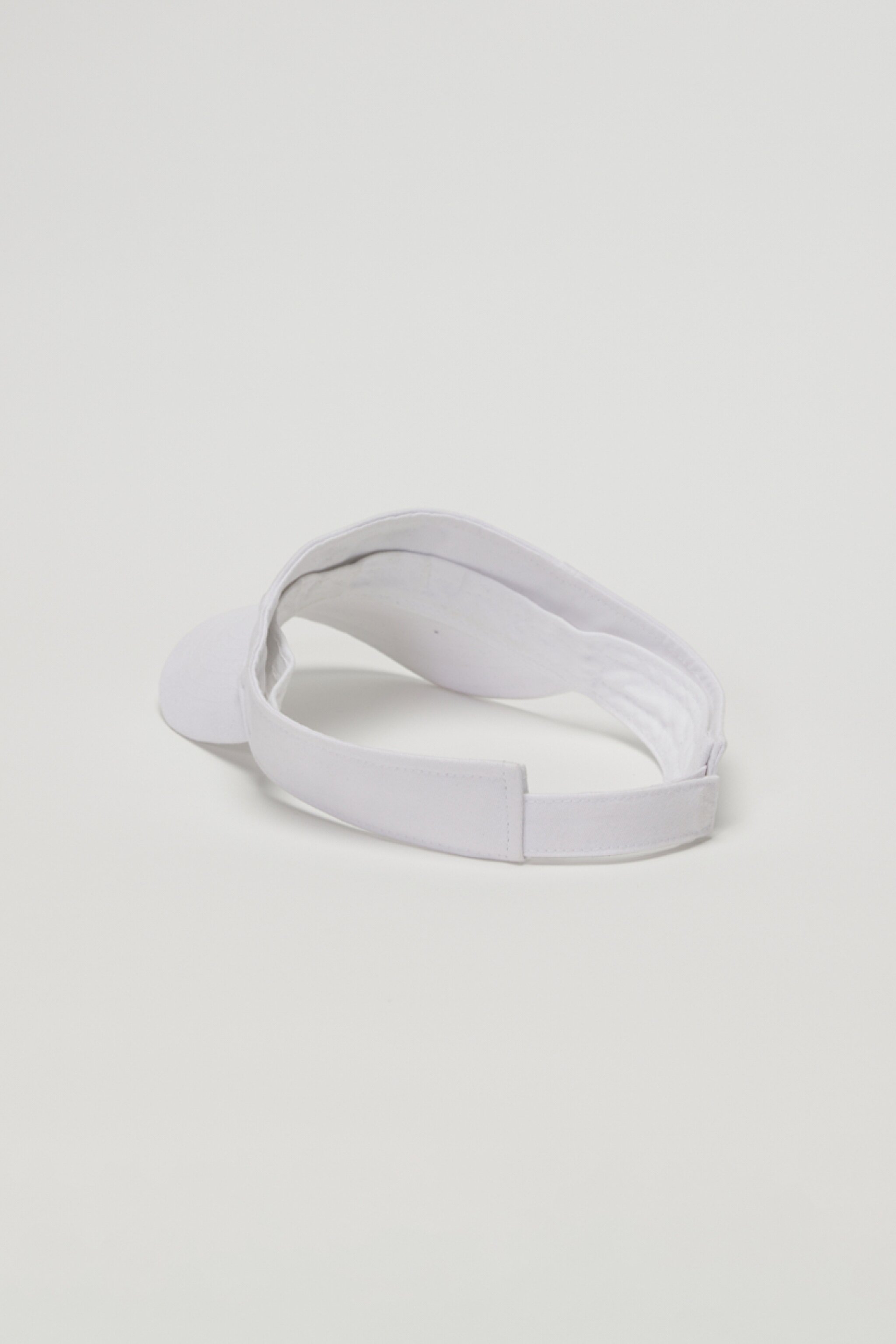 %100 Pamuk Beyaz Şapka - White-LP6204100 (görsel 3)