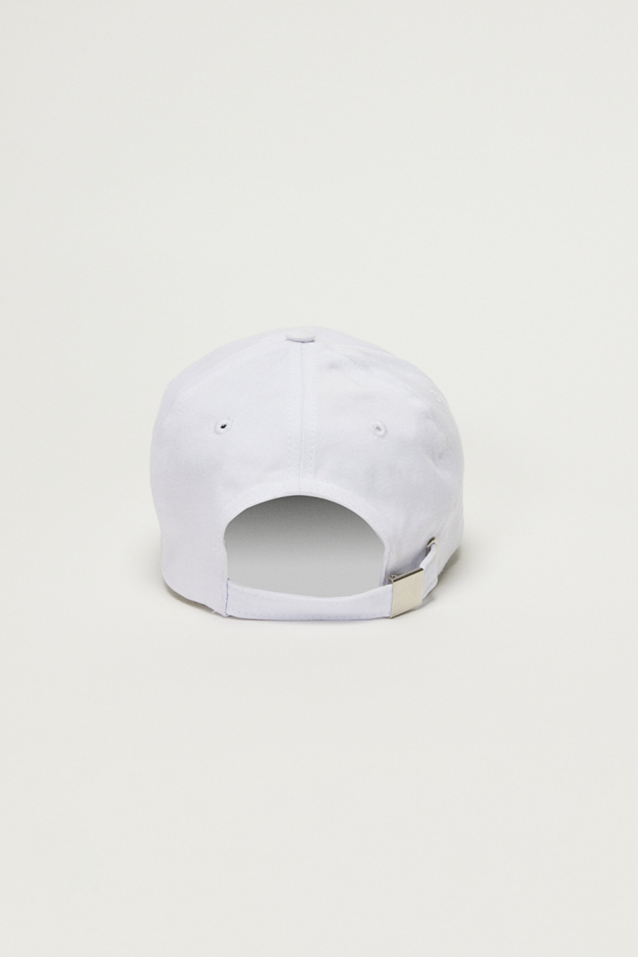 %100 Pamuk Beyaz Şapka - Bright White-LP6804LJ (görsel 3)
