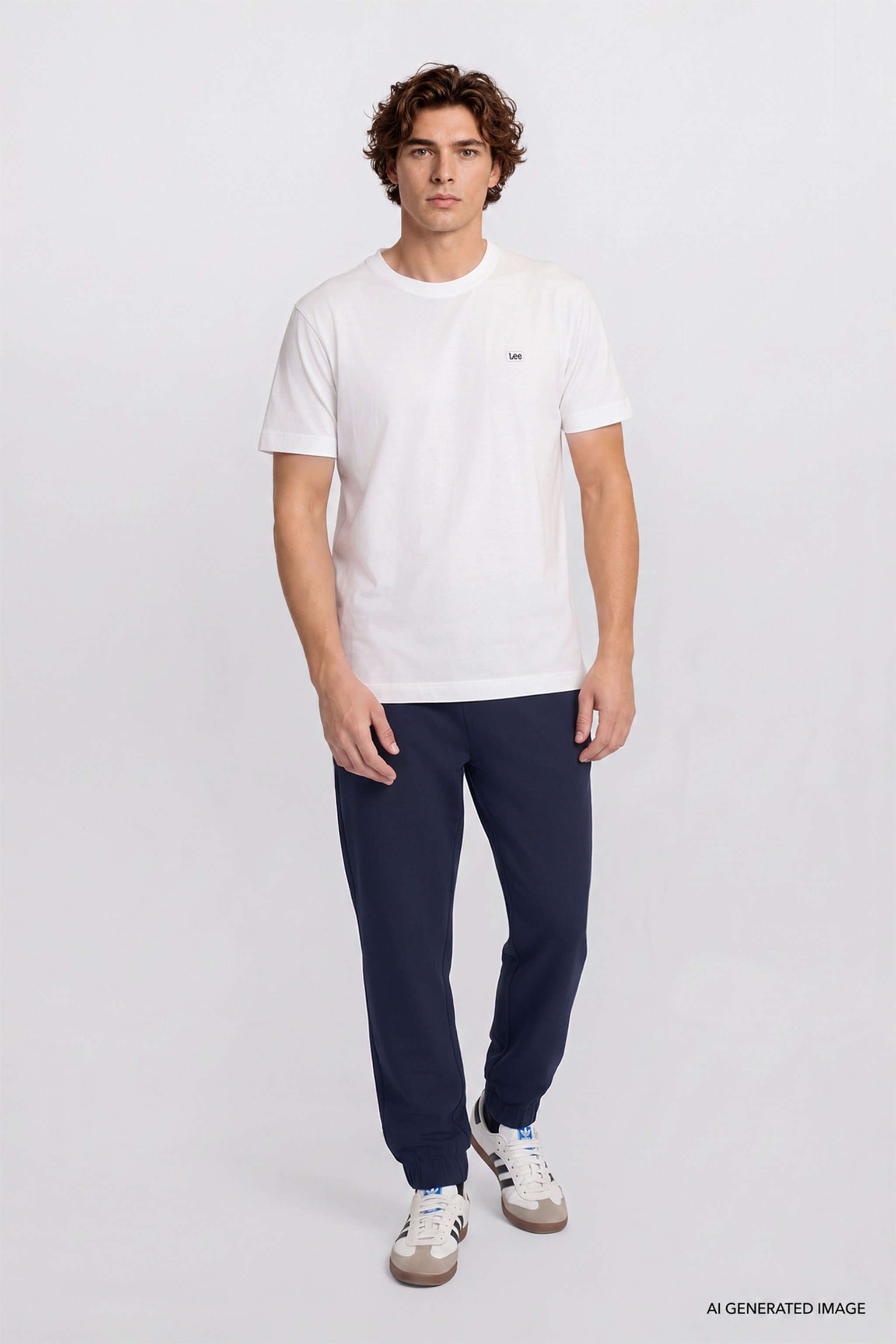 Regular Fit Normal Kesim Bisiklet Yaka Pamuklu Beyaz Tişört - White-ML60UFQ12 (görsel 3)