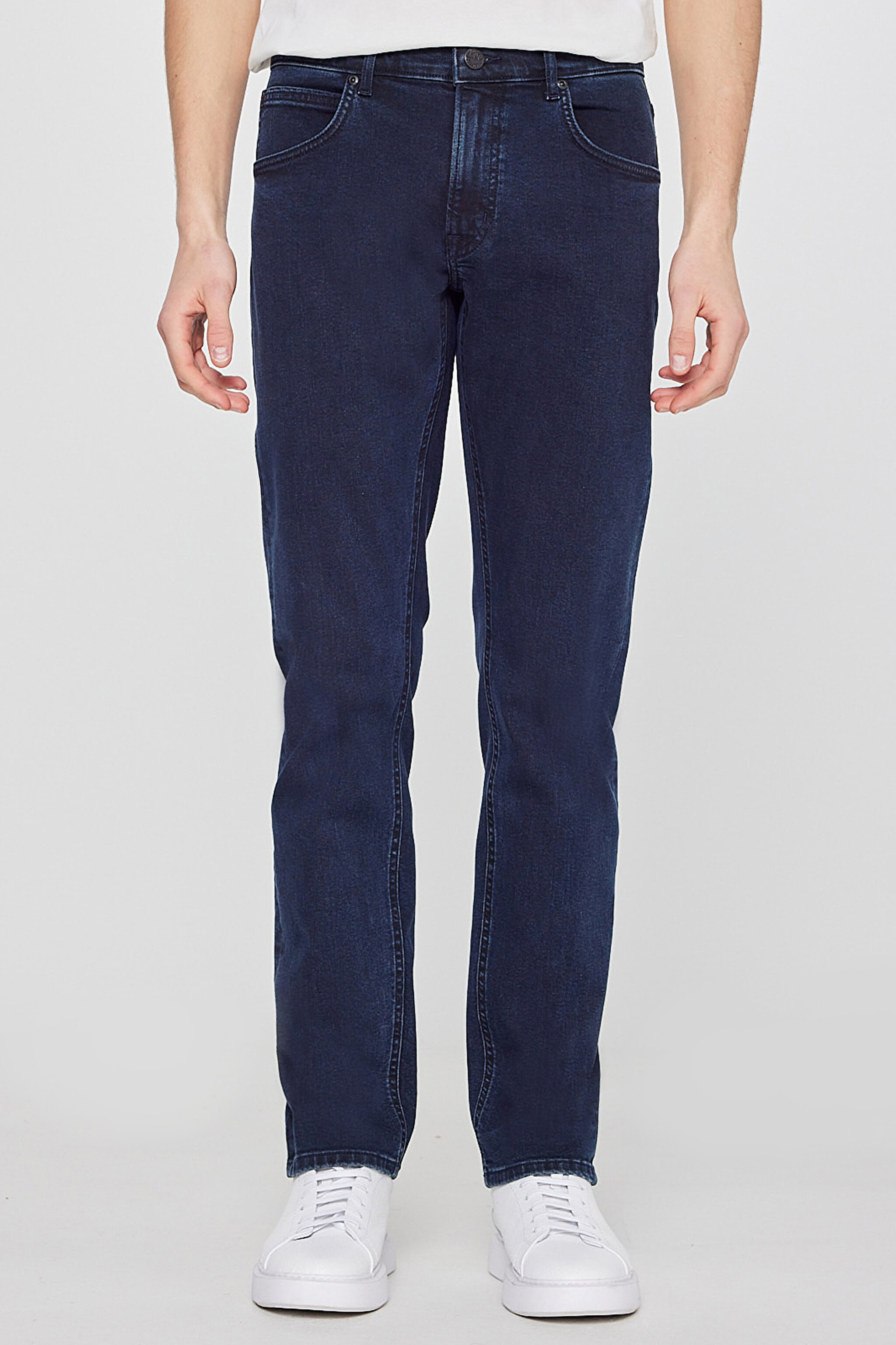 Daren Straight Fit Düz Kesim Normal Bel Pamuklu Esnek Jean Denim Pantolon - Night Shade-ML70700026CP (görsel 3)