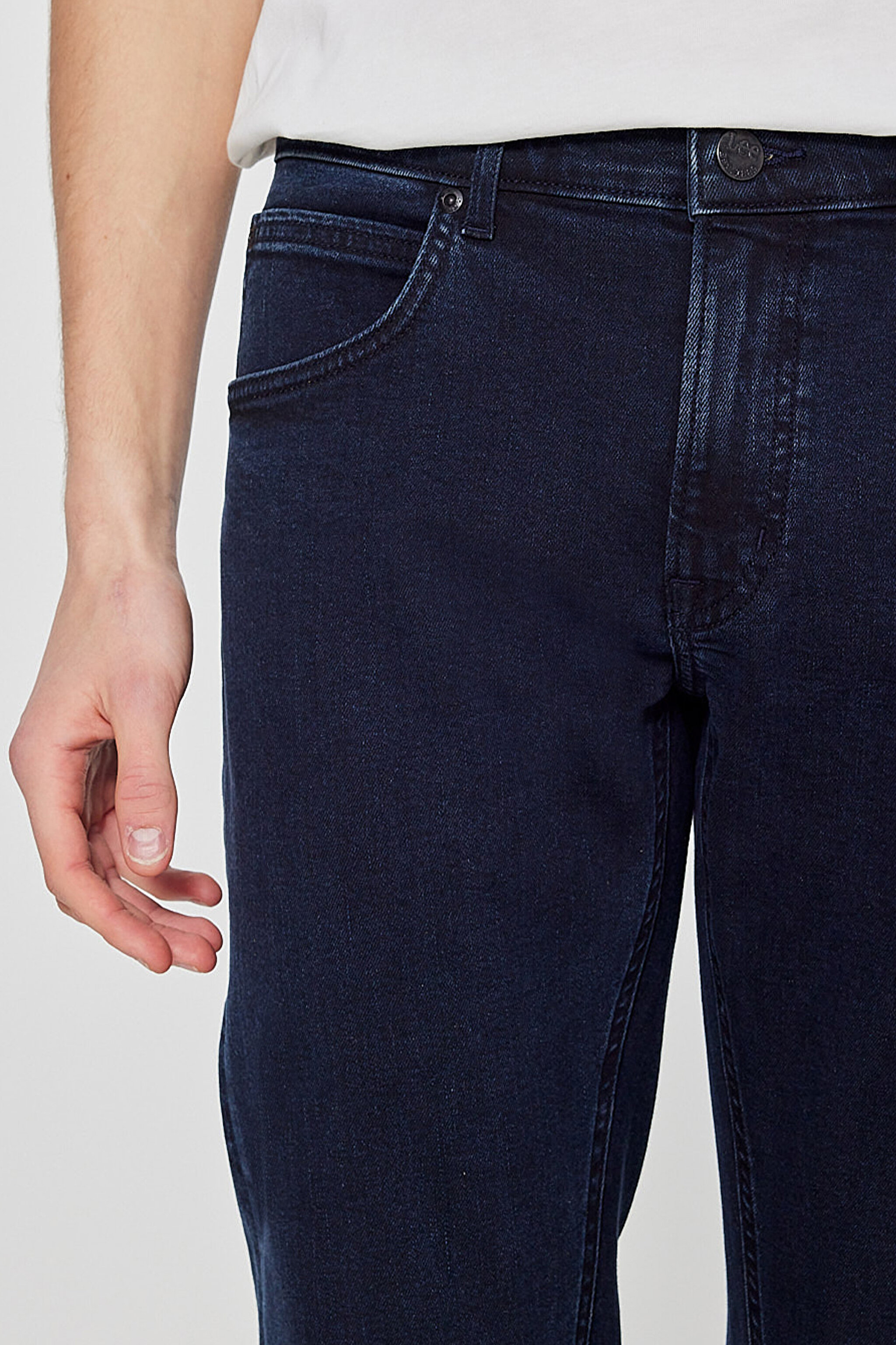 Daren Straight Fit Düz Kesim Normal Bel Pamuklu Esnek Jean Denim Pantolon - Night Shade-ML70700026CP (görsel 5)