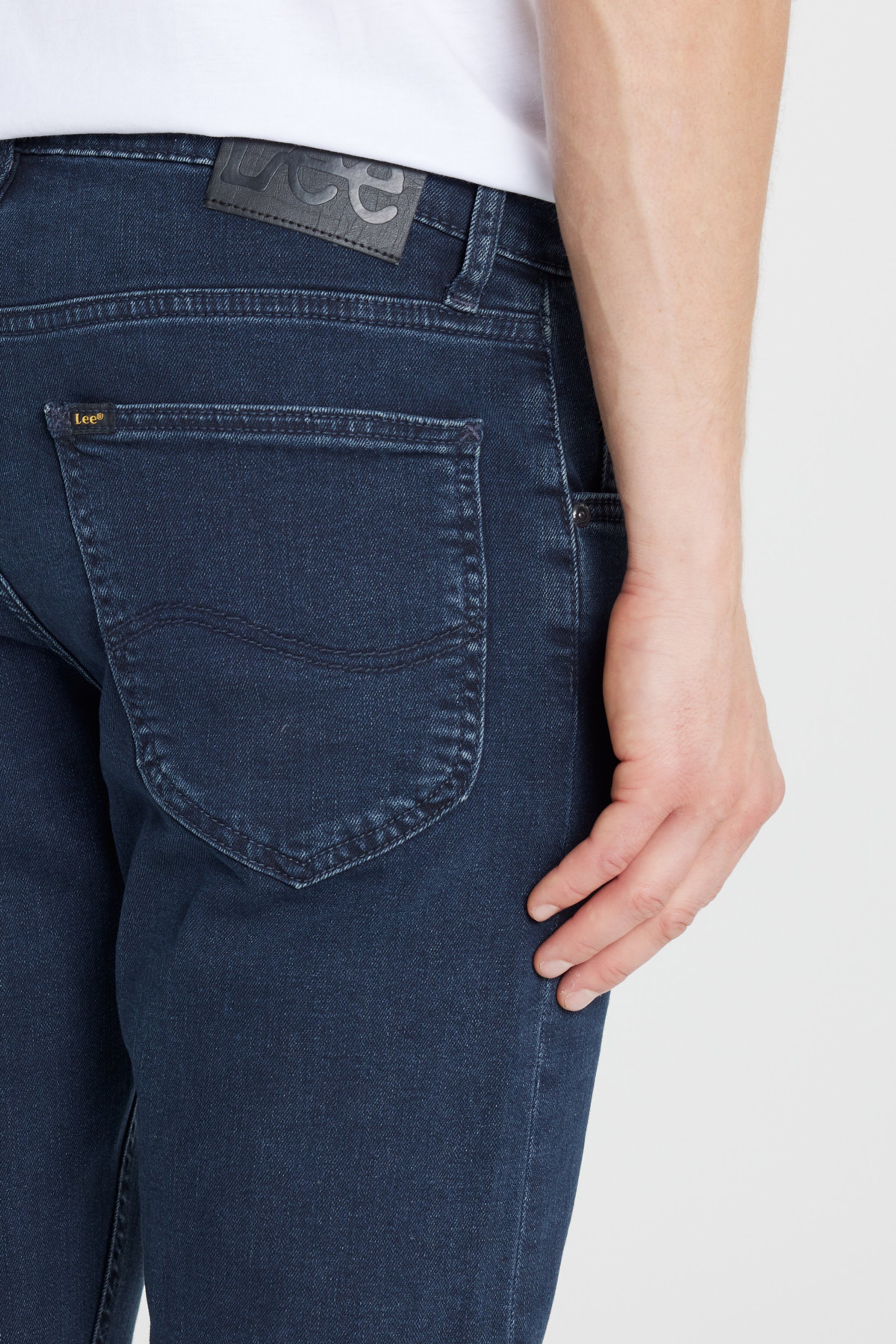 Daren Straight Fit Düz Kesim Normal Bel Pamuklu Esnek Siyah Jean Denim Pantolon - Night Shade-ML707030CP (görsel 5)