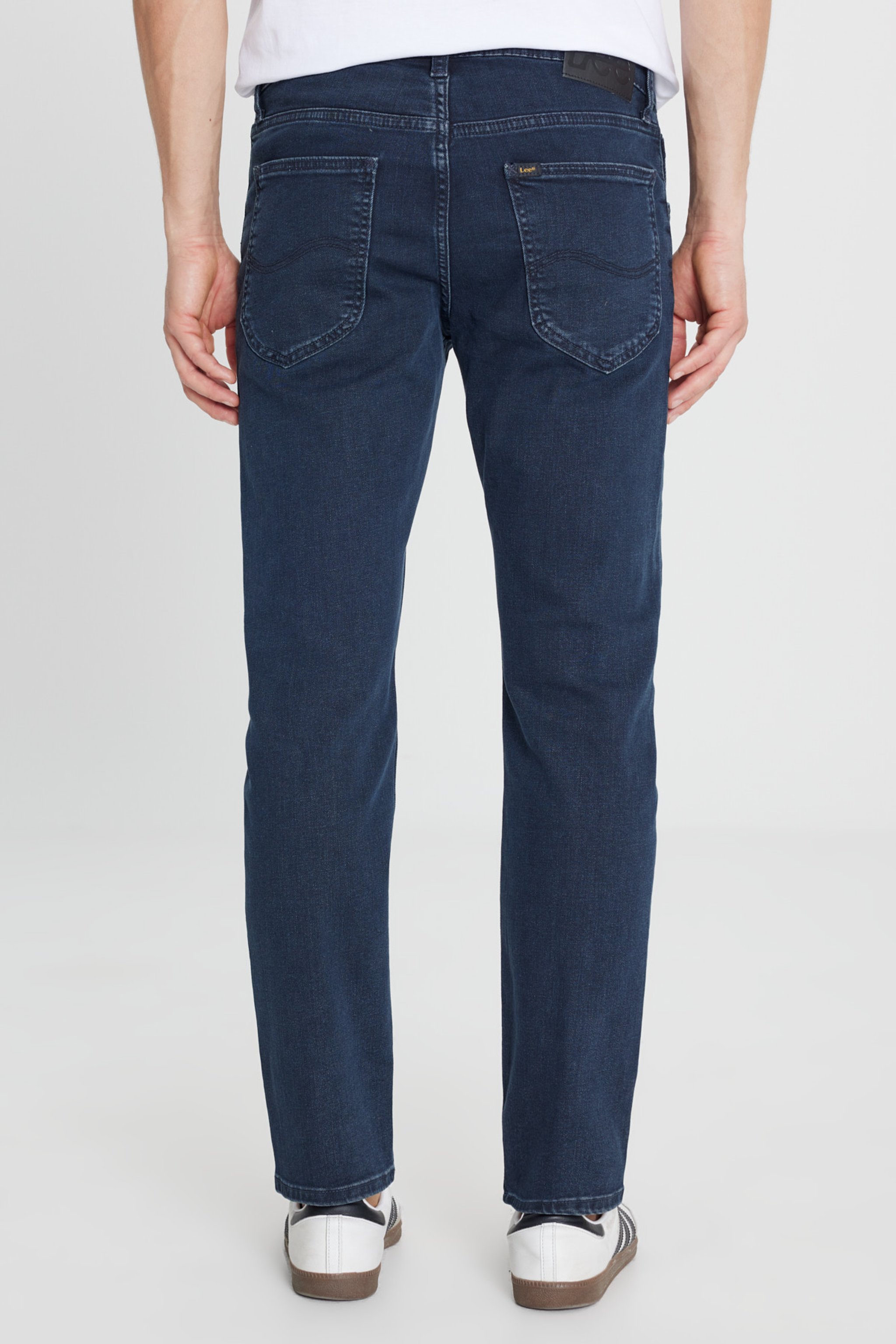 Daren Straight Fit Düz Kesim Normal Bel Pamuklu Esnek Siyah Jean Denim Pantolon - Night Shade-ML707030CP (görsel 6)
