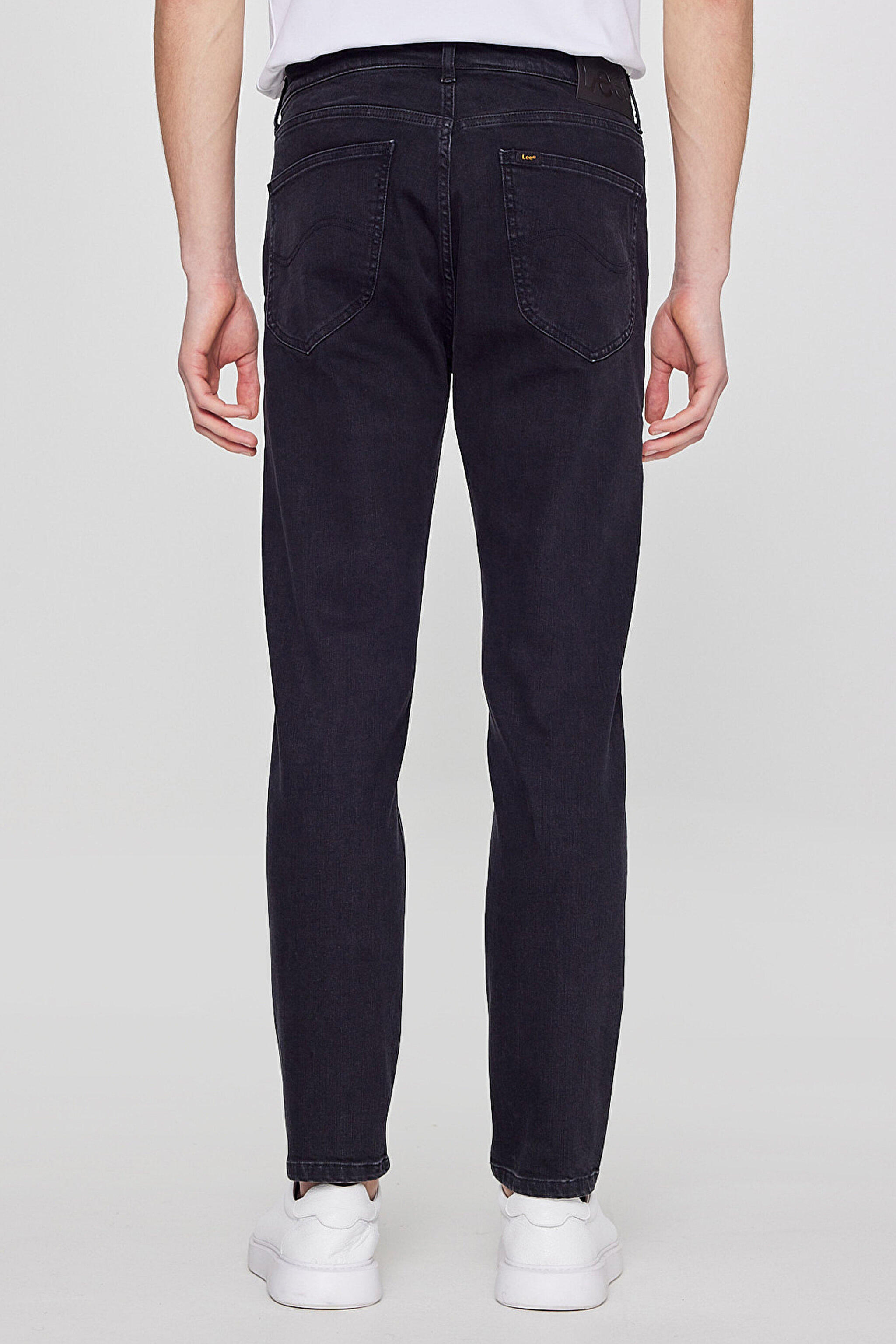Austin Straight Fit Jean Kot Denim Pantolon - Pitch Black-ML733011EV (görsel 4)