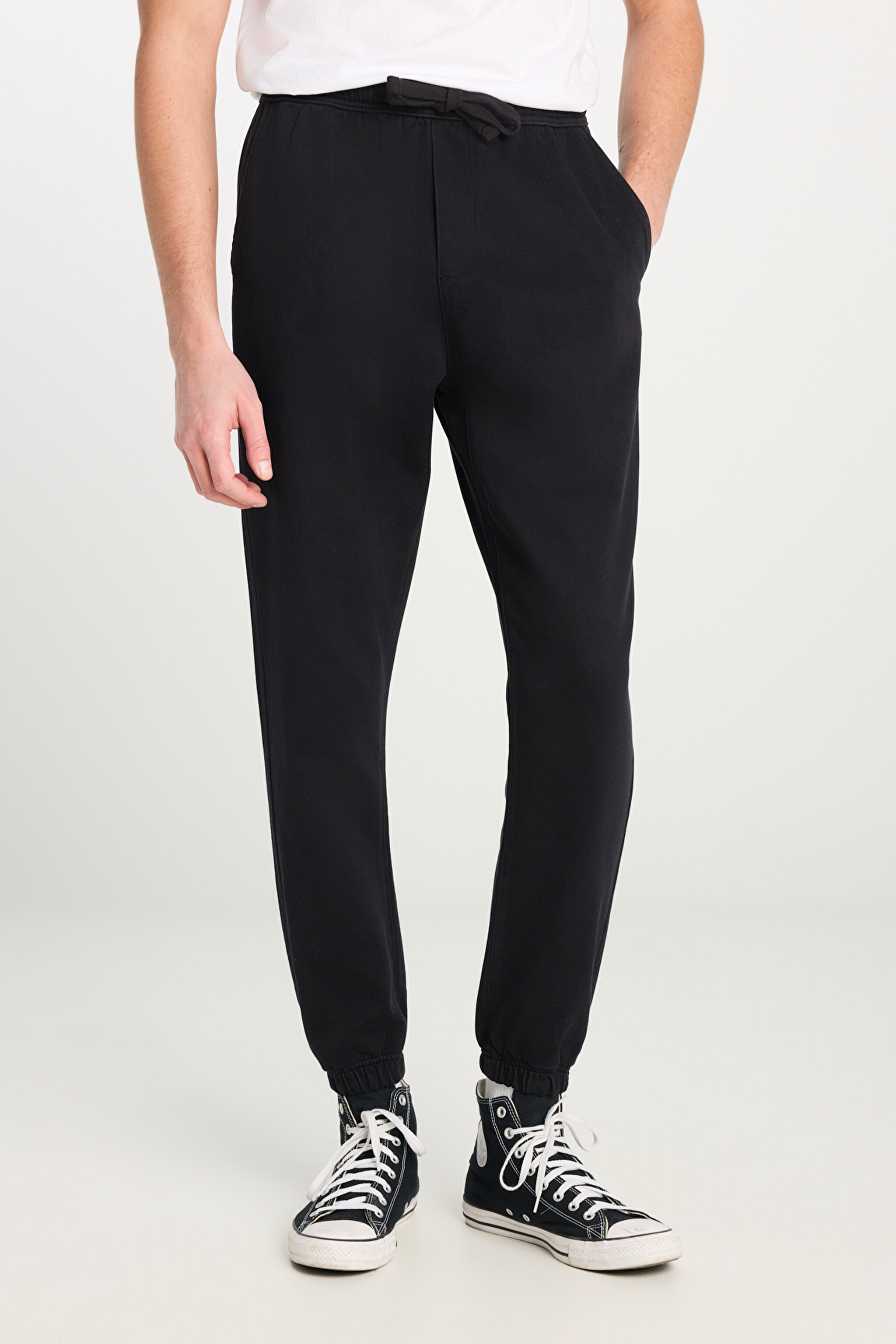 Regular Fit Normal Kesim Ribanalı Paça Antrasit Jogger Pantolon - Anthracite-MLM04009003 (görsel 3)