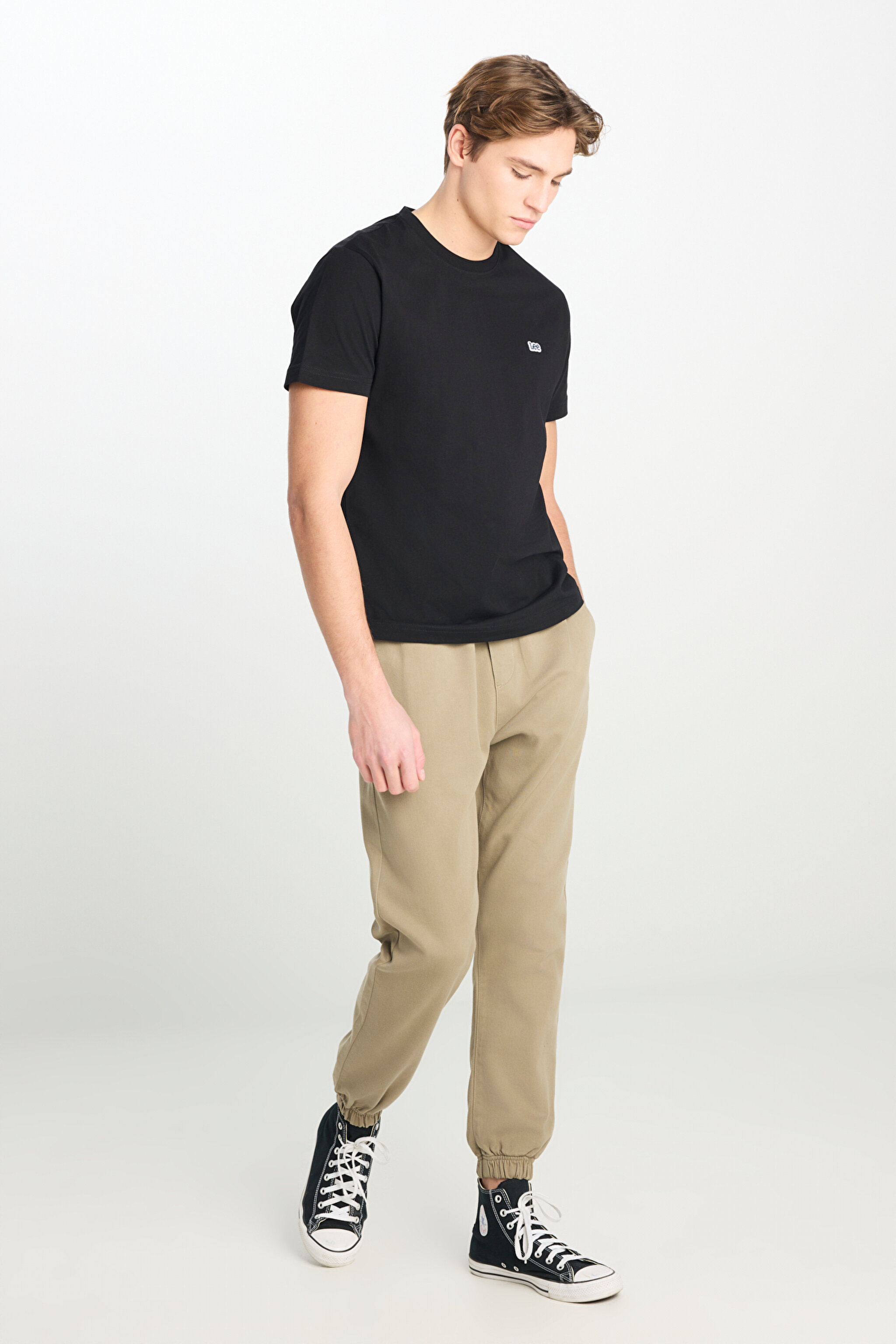 Regular Fit Normal Kesim Ribanalı Paça Açık Yeşil Jogger Pantolon - Light Green-MLM04009299 (görsel 2)