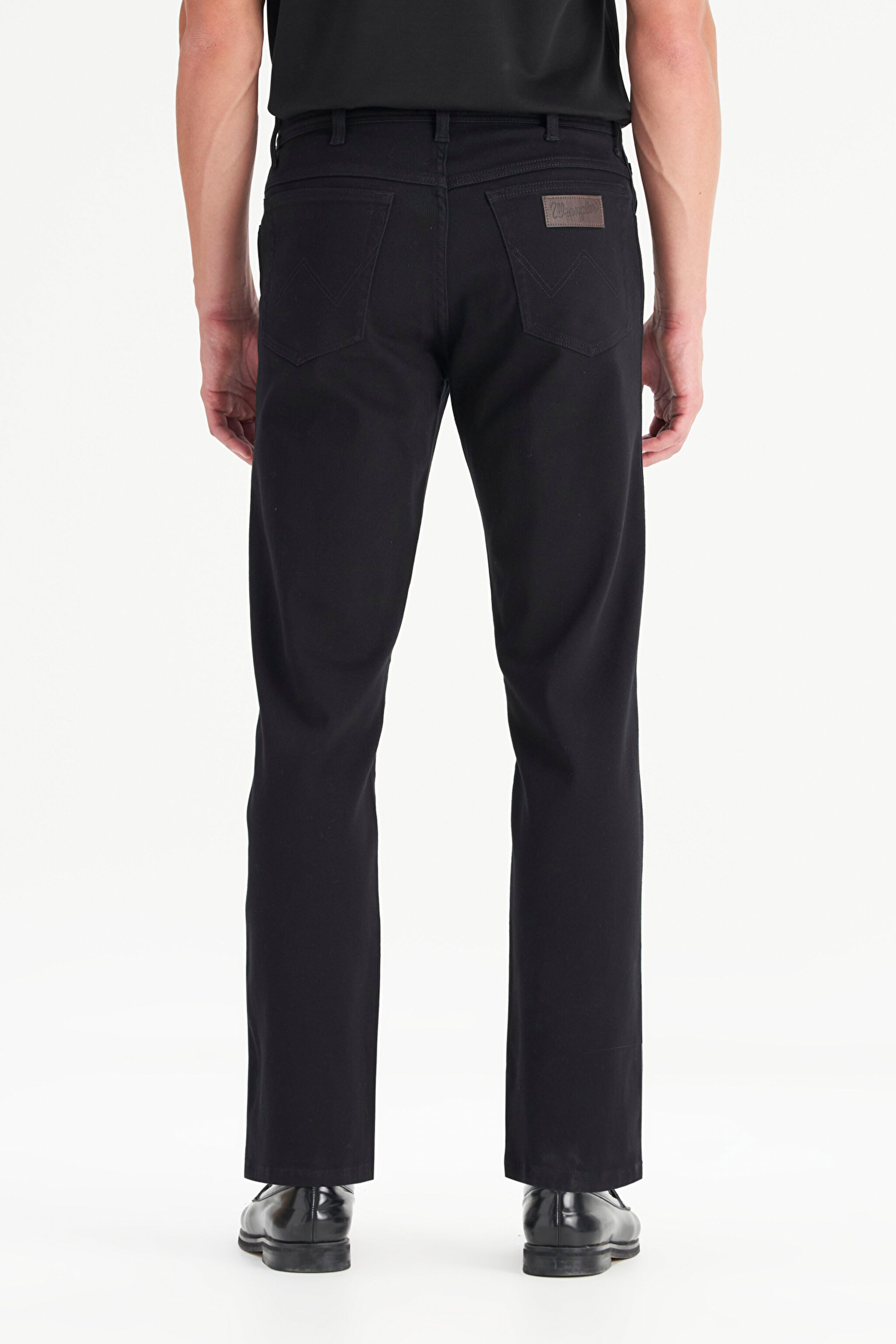 Texas Pamuklu Regular Fit Normal Kesim Cepli Jean Kot Denim Pantolon - Black-MW12109004 (görsel 5)