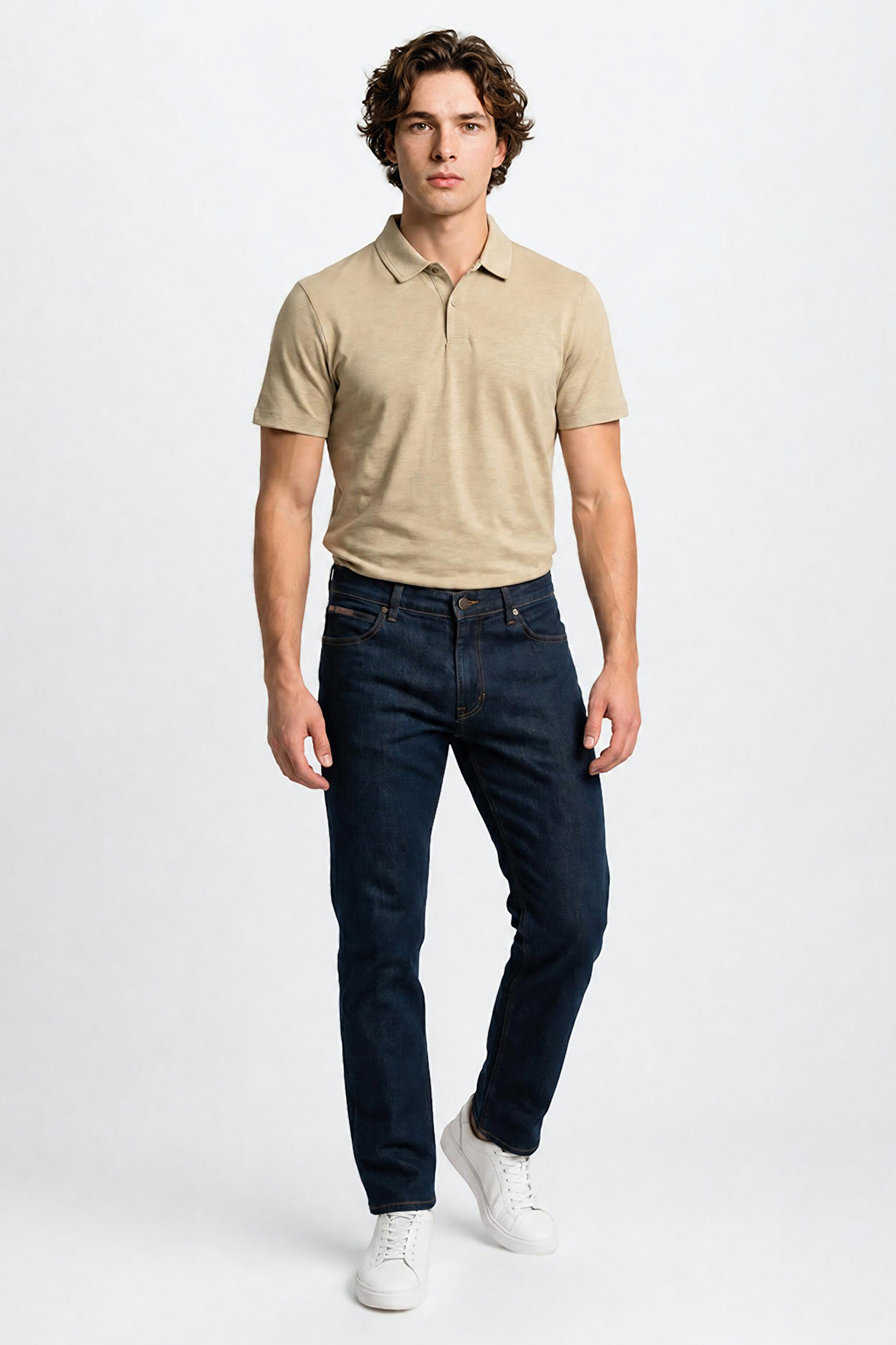 Pamuklu Straight Fit Cepli Esnek Jean Kot Denim Pantolon - Black-MW12175001 (görsel 3)