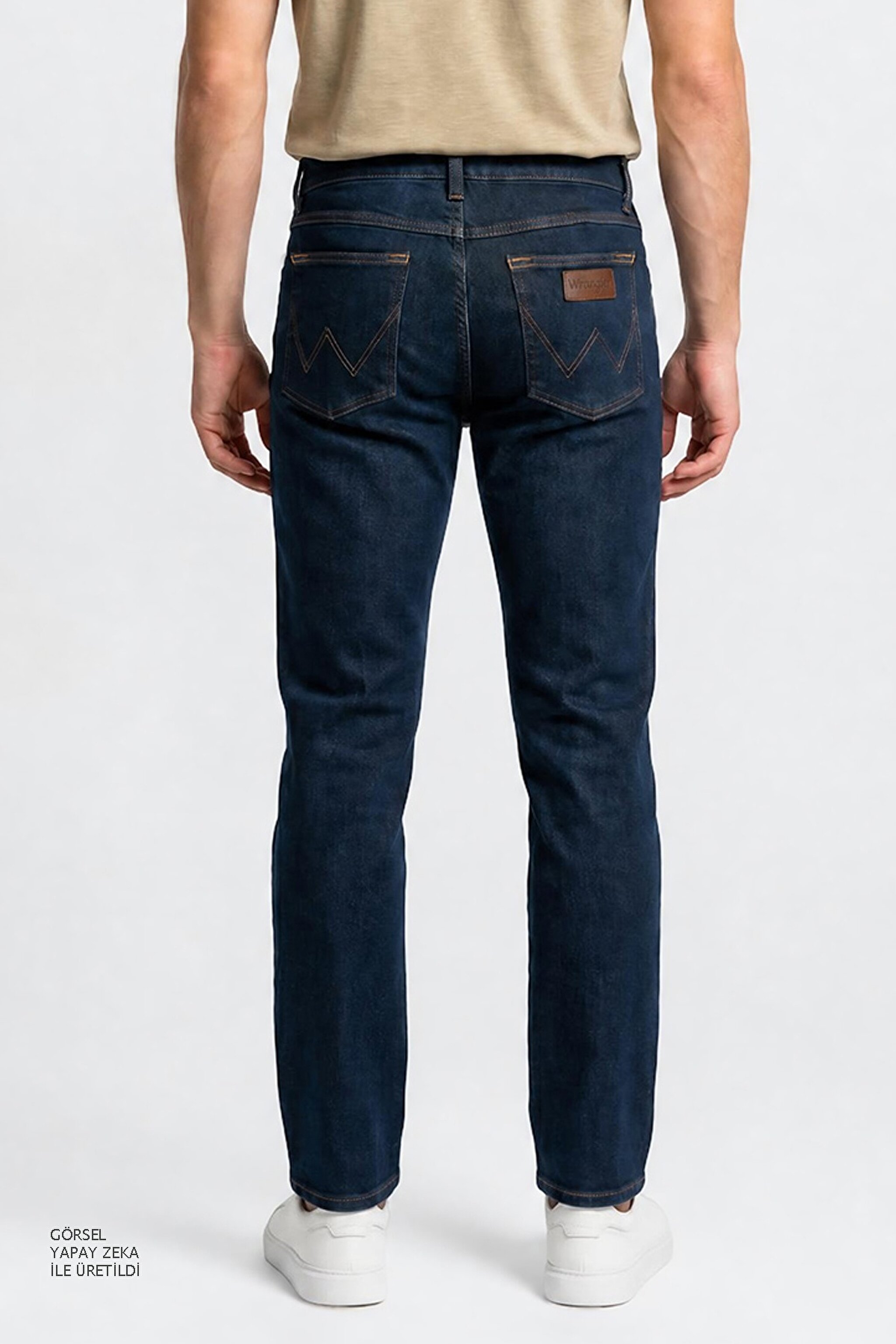 Pamuklu Straight Fit Cepli Esnek Jean Kot Denim Pantolon - Black-MW12175001 (görsel 5)