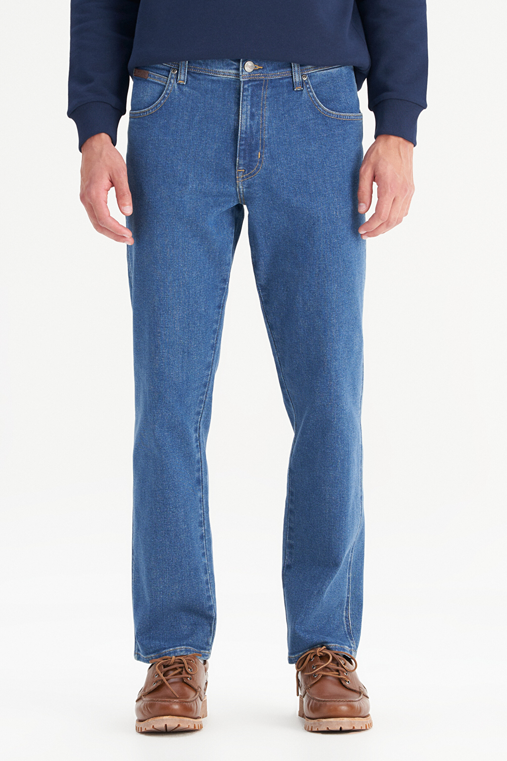 Texas Pamuklu Straight Fit Cepli Esnek Jean Kot Denim Pantolon - Best Rocks-MW121HR36B (görsel 2)
