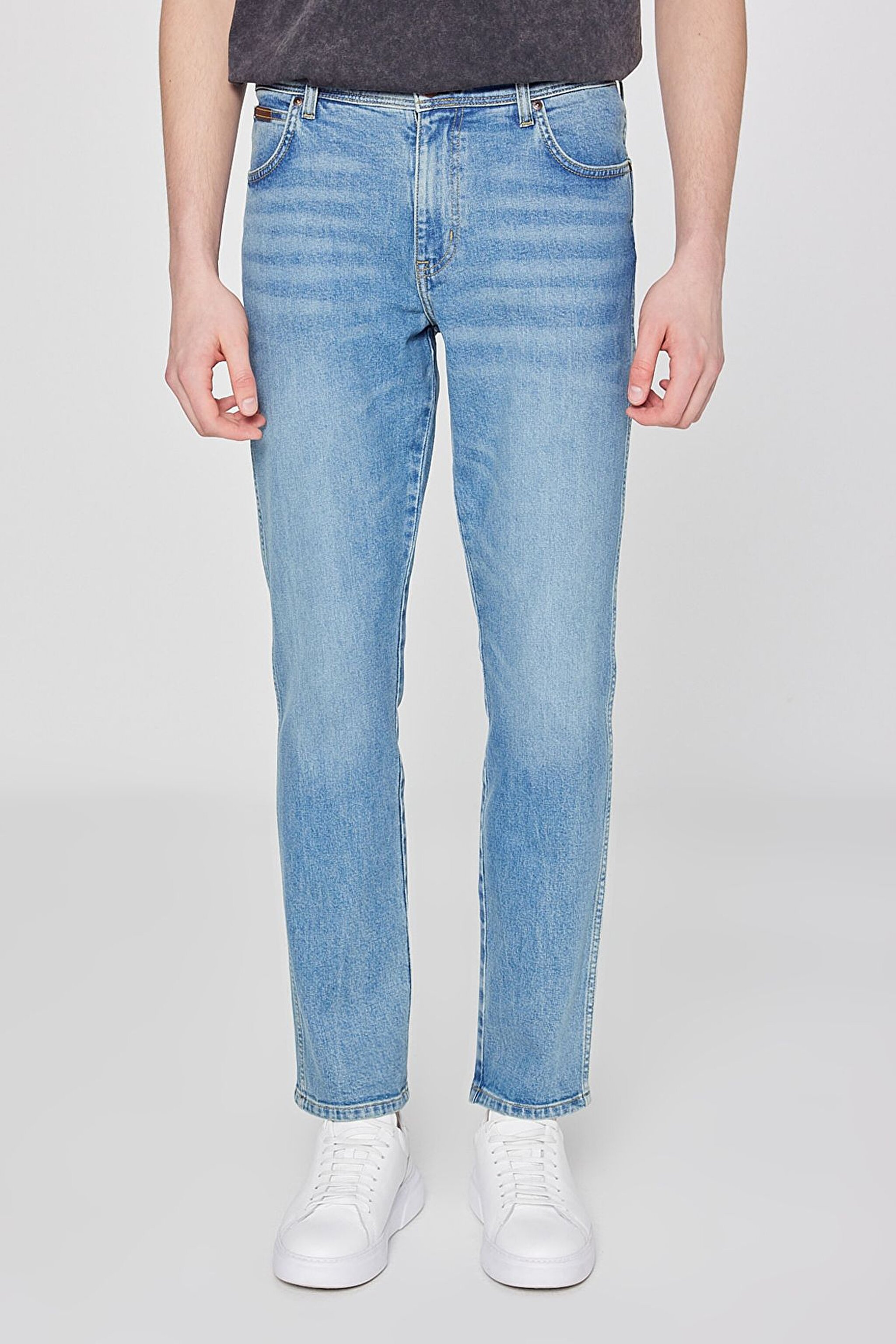 Texas Slim Fit Normal Bel Denim Esnek Jean Kot Pantolon - Navy-MW12S005410 (görsel 3)