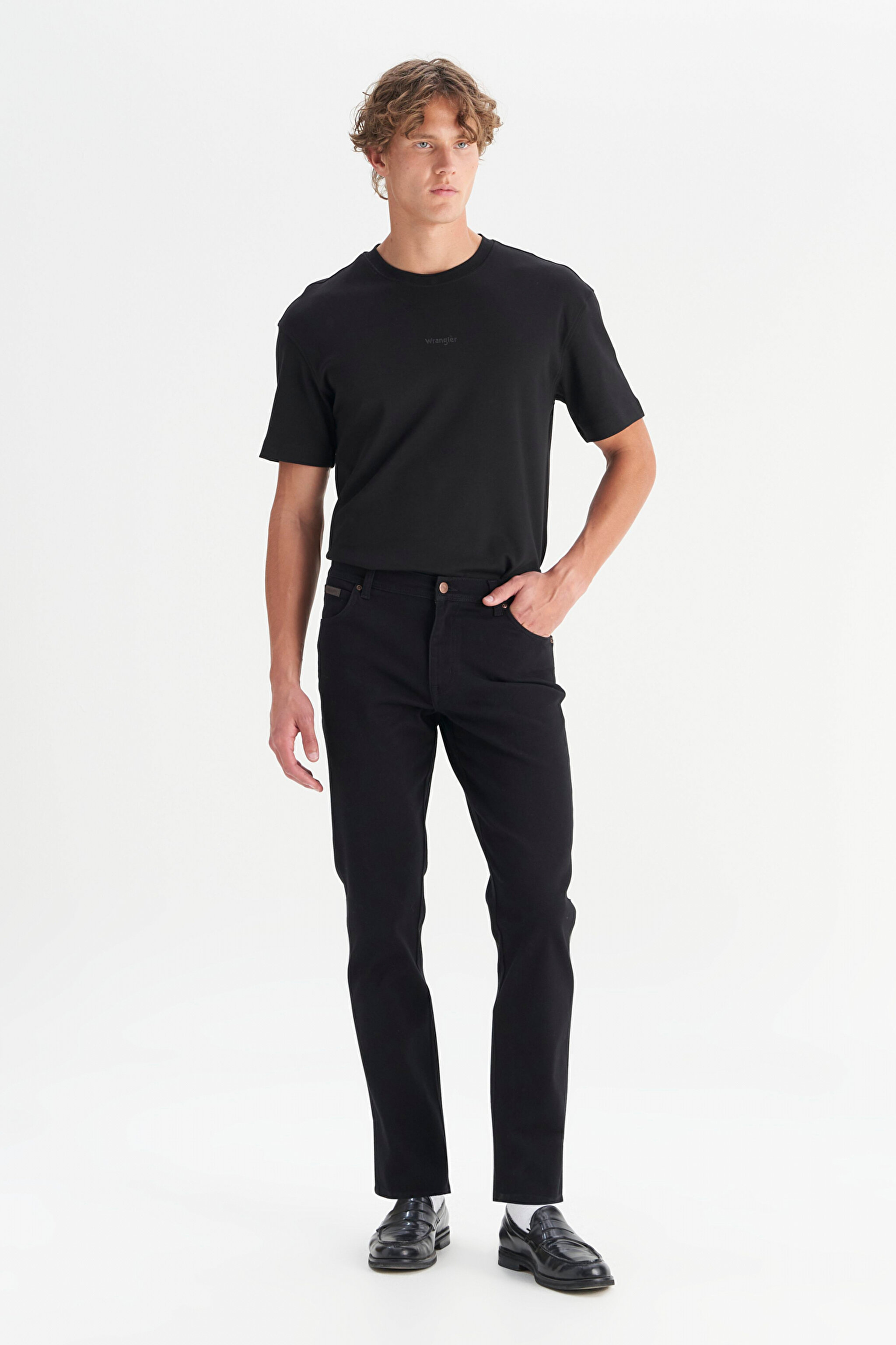 Texas Pamuklu Slim Fit Dar Kesim Cepli Esnek Jean Kot Denim Pantolon - Black-MW12S016100 (görsel 3)