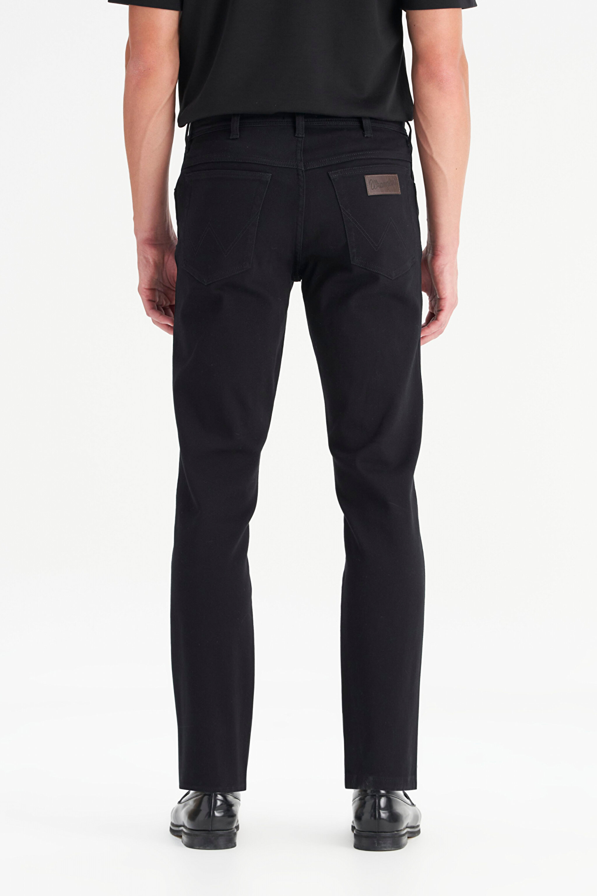 Texas Pamuklu Slim Fit Dar Kesim Cepli Esnek Jean Kot Denim Pantolon - Black-MW12S016100 (görsel 5)