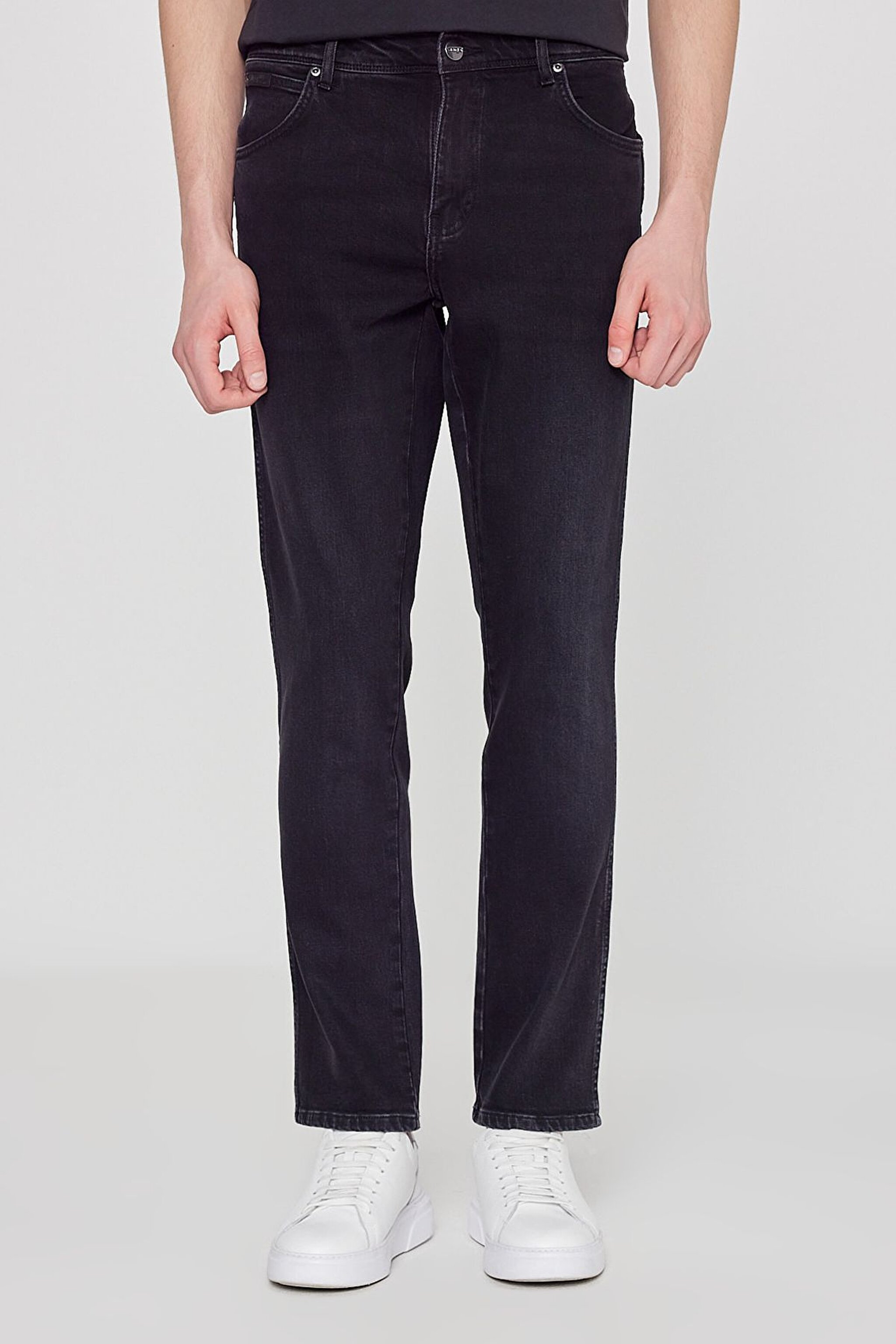Texas Pamuklu Slim Fit Dar Kesim Cepli Esnek Jean Denim Kot Pantolon - Stone-MW12S04958 (görsel 3)