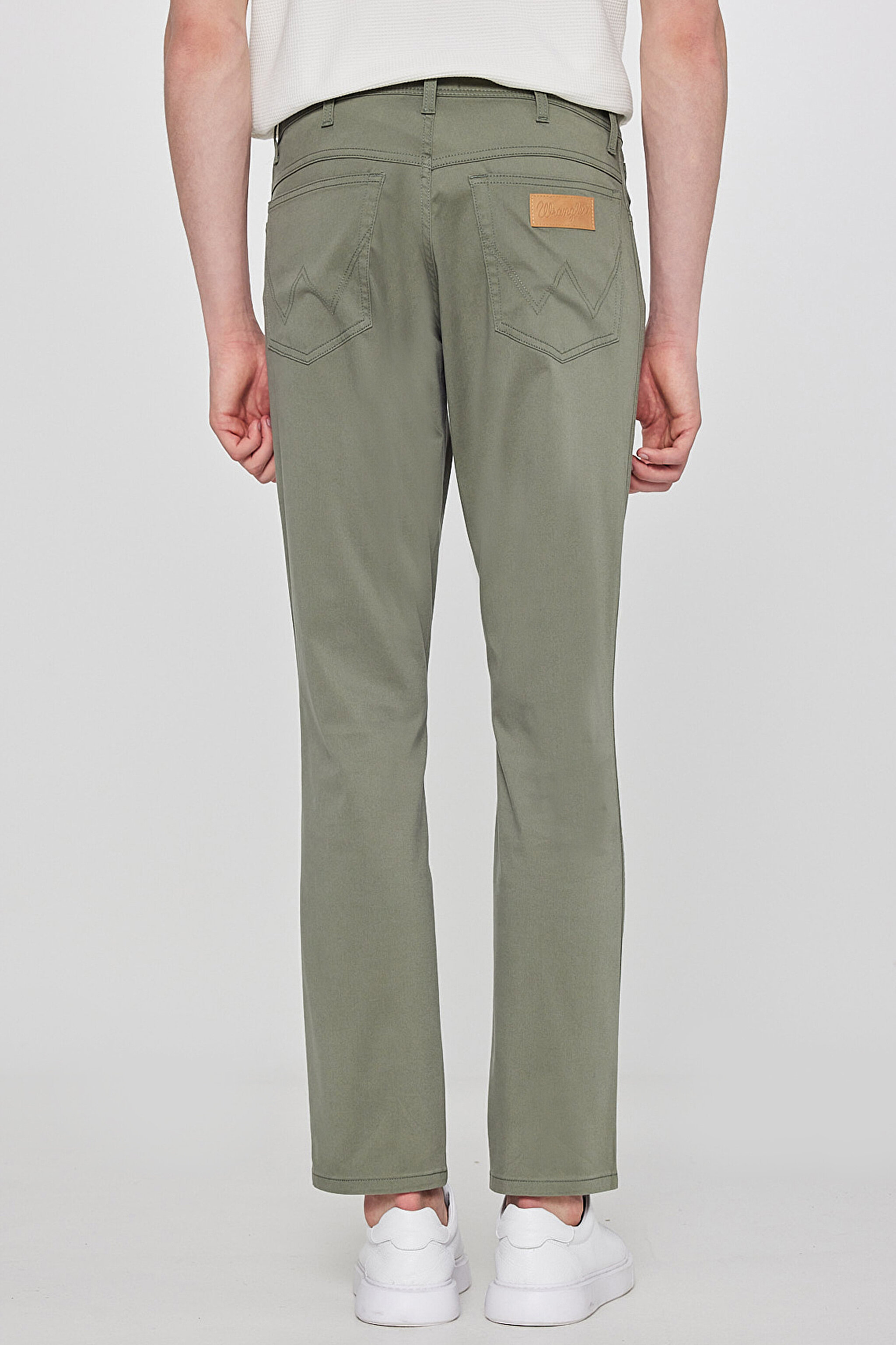 Texas Slim Fit Dar Kesim Normal Bel Siyah Esnek Pantolon - Green-MW12SEA300 (görsel 4)