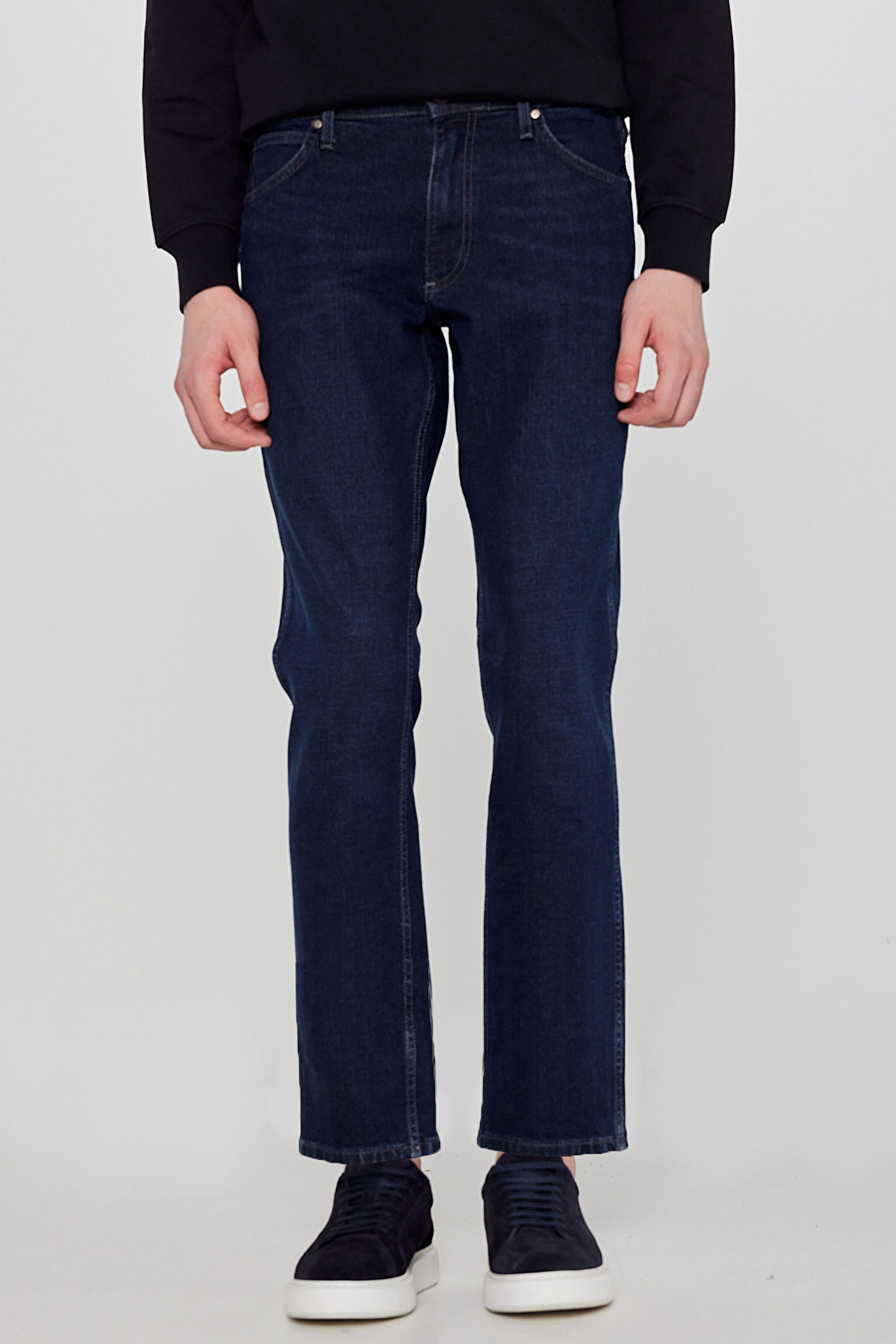 Greensboro Pamuklu Straight Fit Jean Kot Denim Pantolon - Wonderwall-MW15QHN856 (görsel 3)