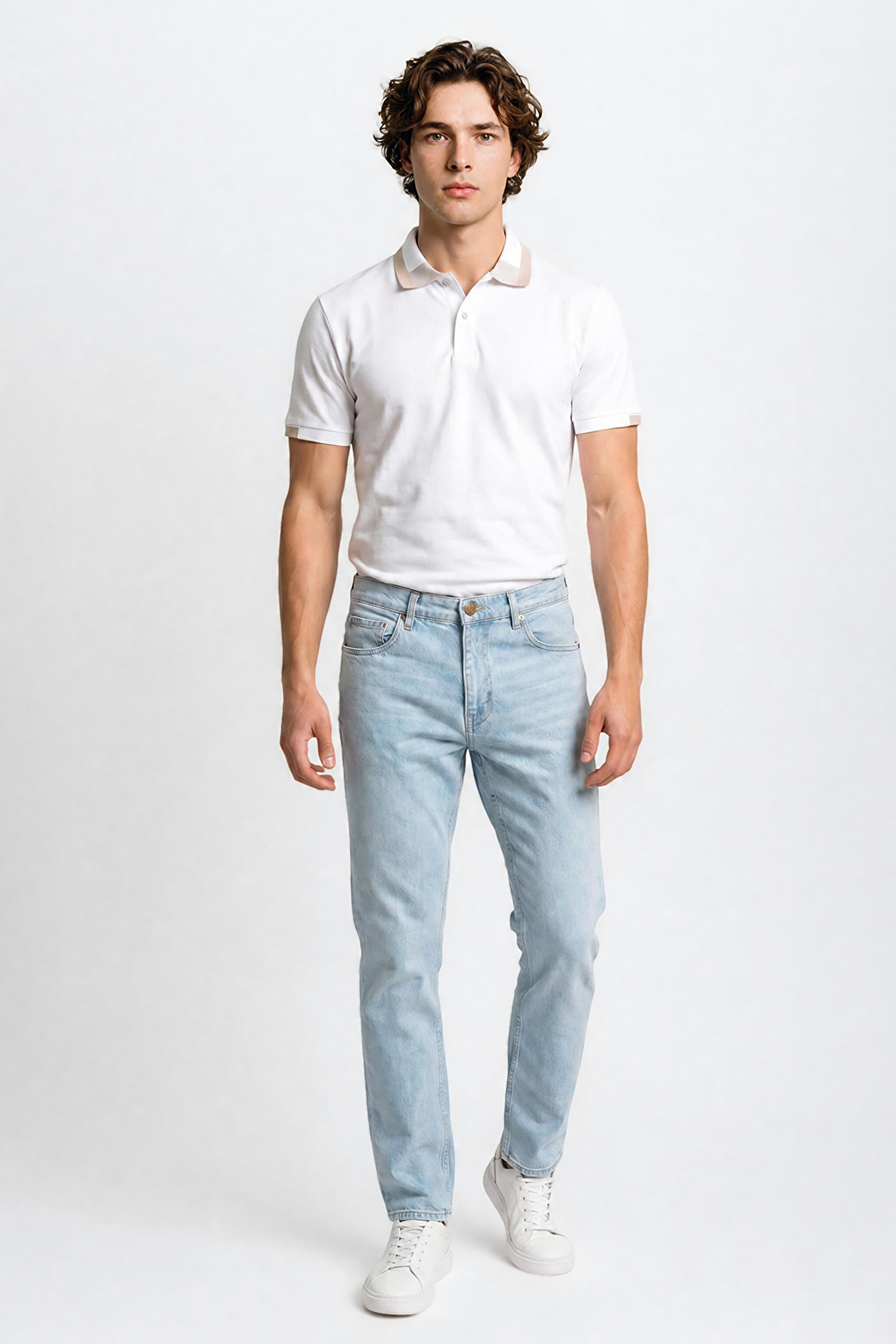Greensboro Regular Straight Normal Bel Esnek Jean Pantolon - Whitewater-MW15QJX31R (görsel 4)