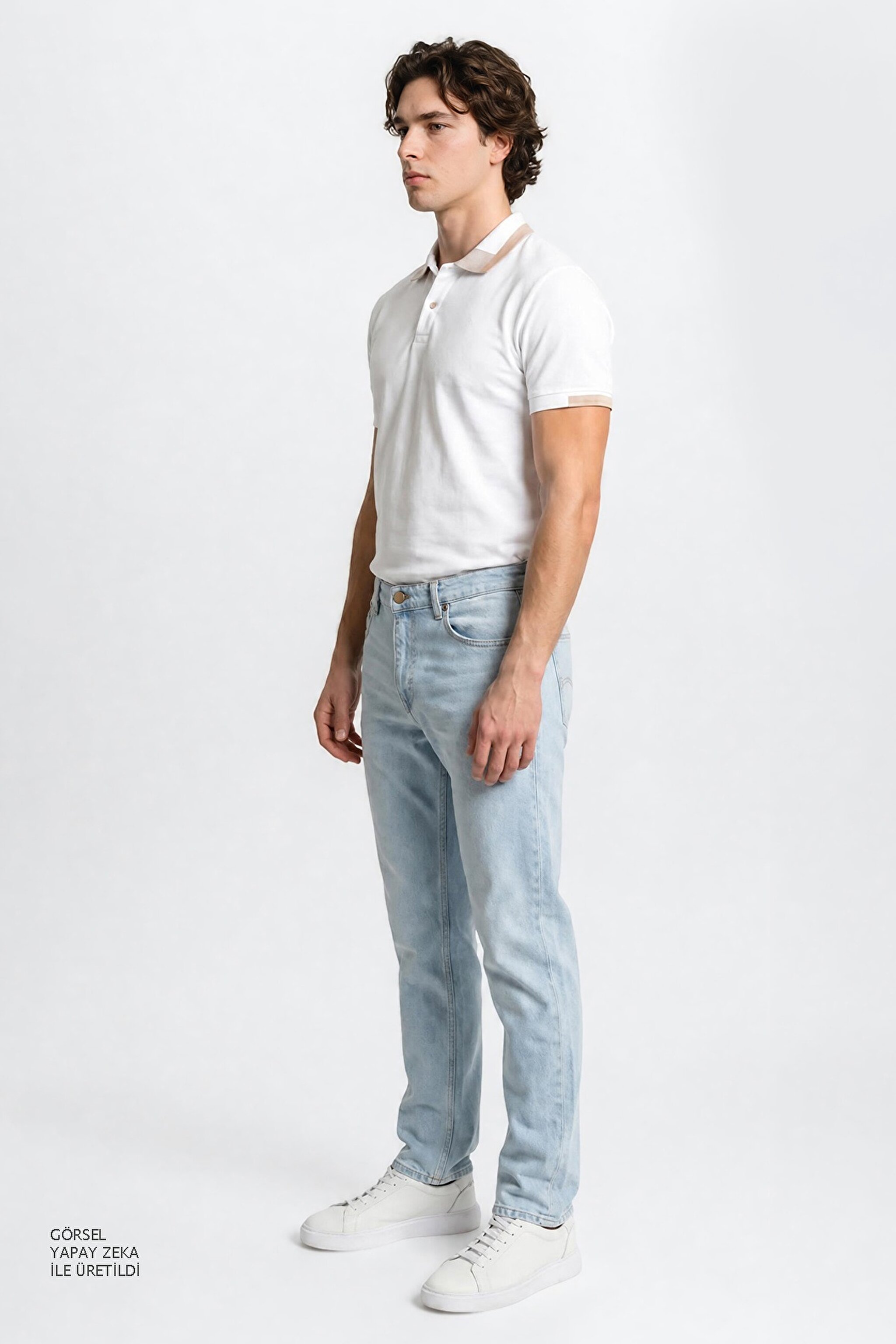 Greensboro Regular Straight Normal Bel Esnek Jean Pantolon - Whitewater-MW15QJX31R (görsel 3)