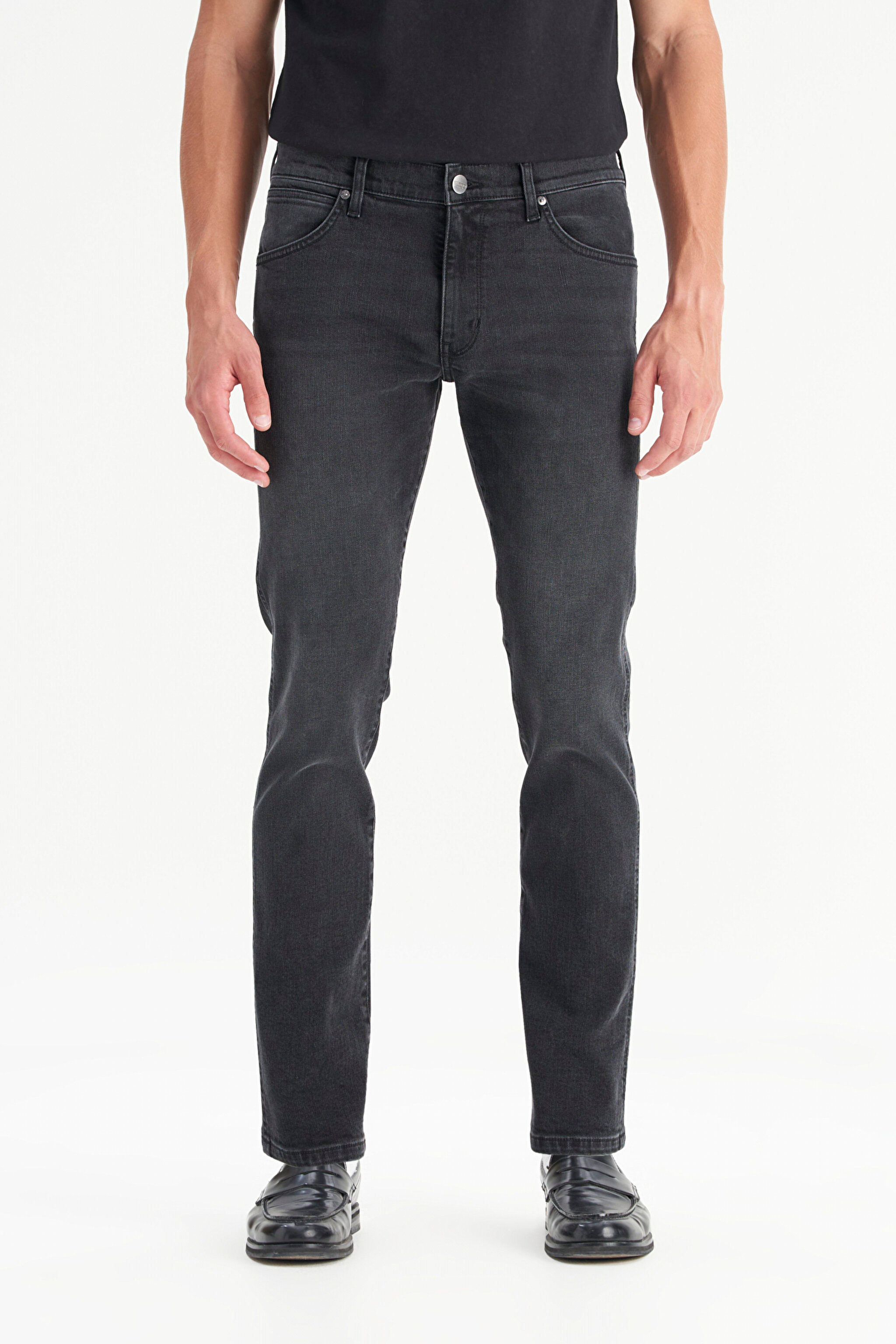 Pamuklu Slim Tapered Fit Cepli Esnek Jean Kot Denim Pantolon - Stone-MW18S02958 (görsel 2)