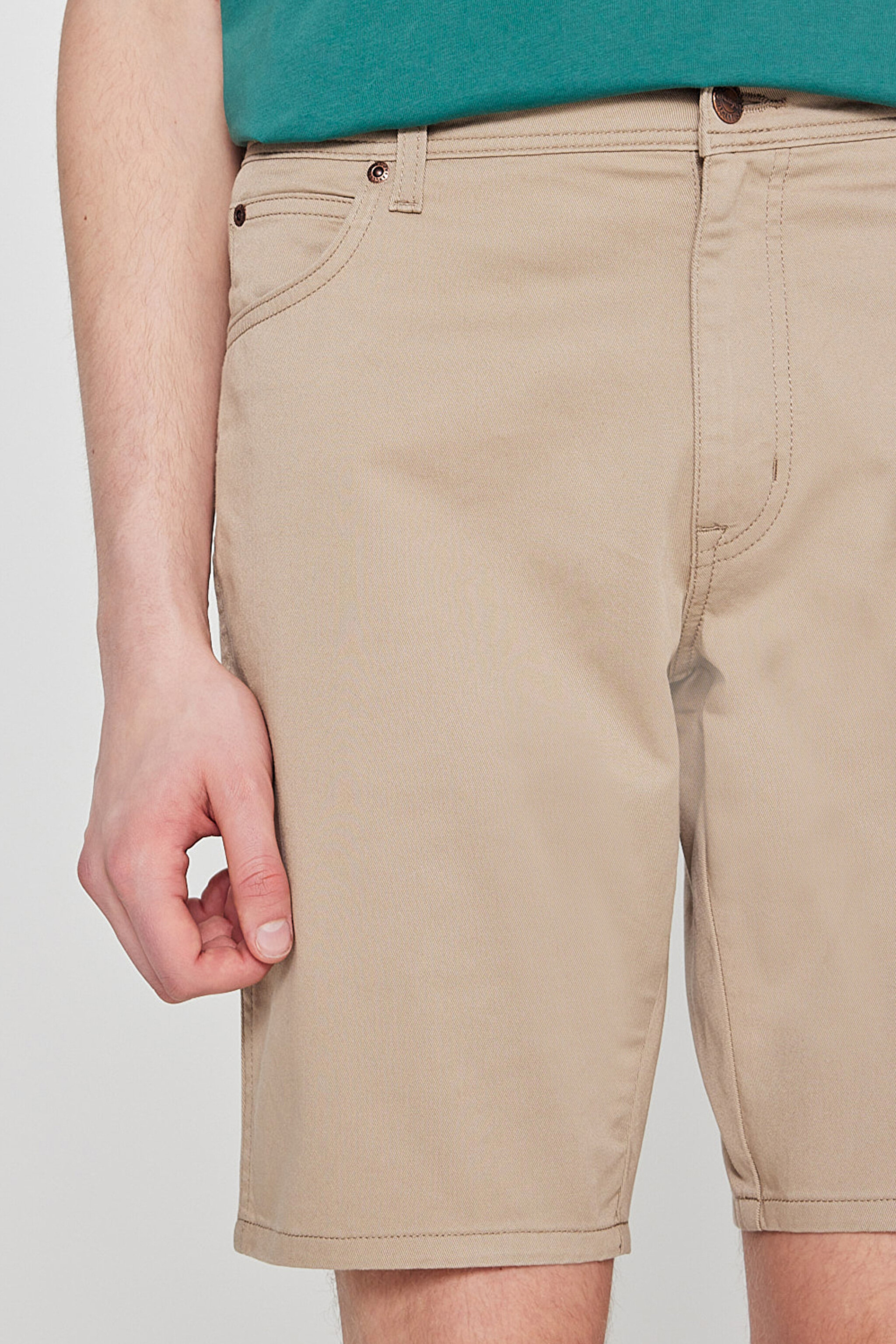 Regular Fit Normal Kesim Şort - Camel-MW211205175 (görsel 5)