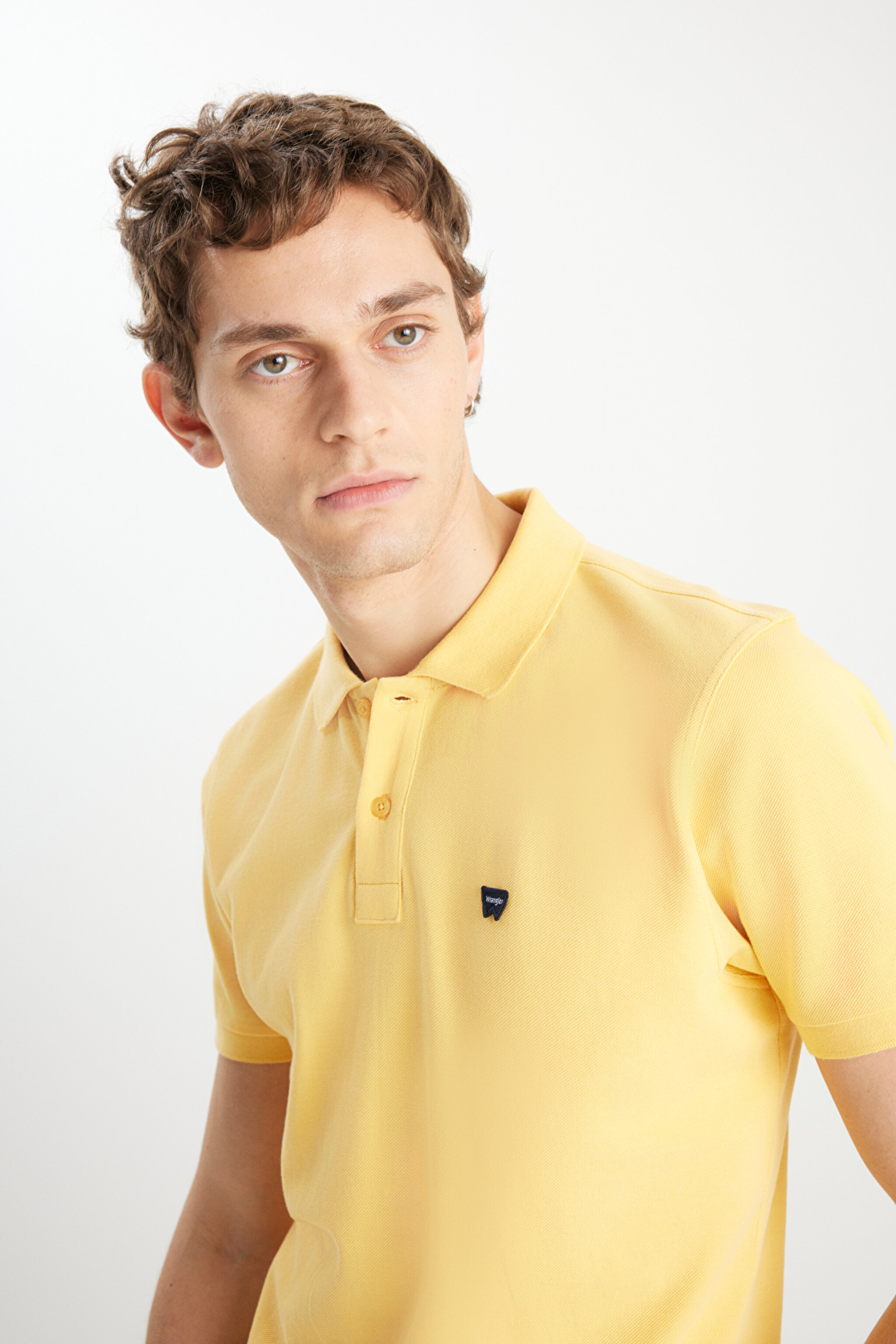 %100 Pamuk Regular Fit Normal Kesim Sarı Polo Yaka Tişört - Sunlight-MW7D5K4XX2TXCU (görsel 4)