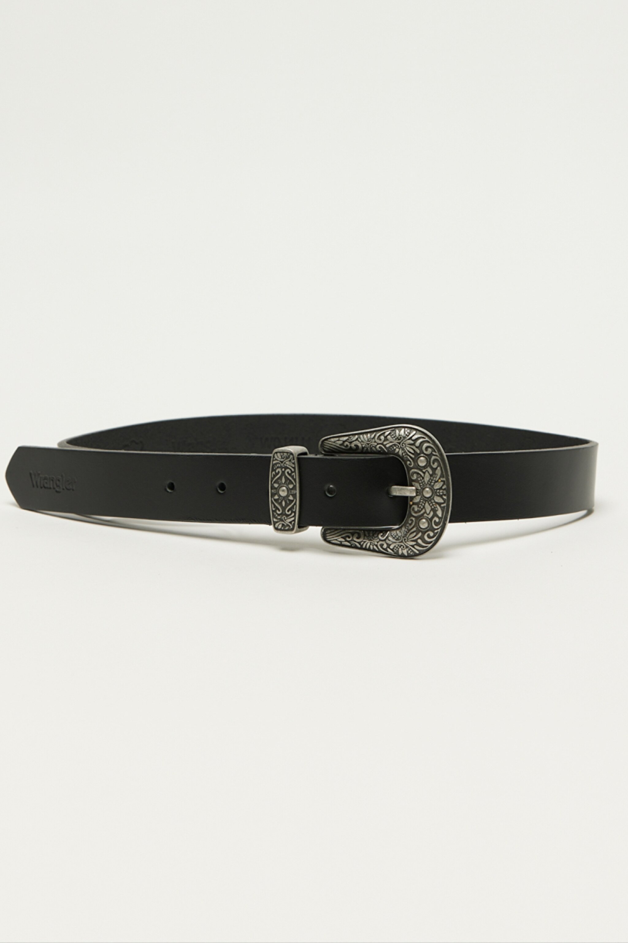 %100 Deri Siyah Kemer - Black-W0J4U1100