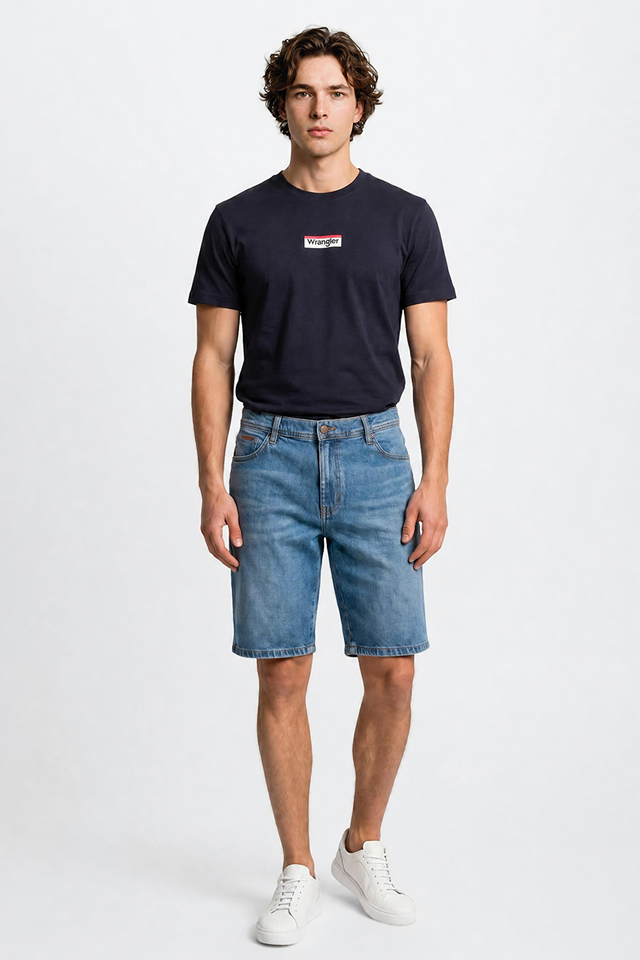 Texas Pamuklu Regular Fit Normal Kesim Cepli Esnek Jean Kot Denim Şort - Mid Indigo-W11C00003381 (görsel 4)