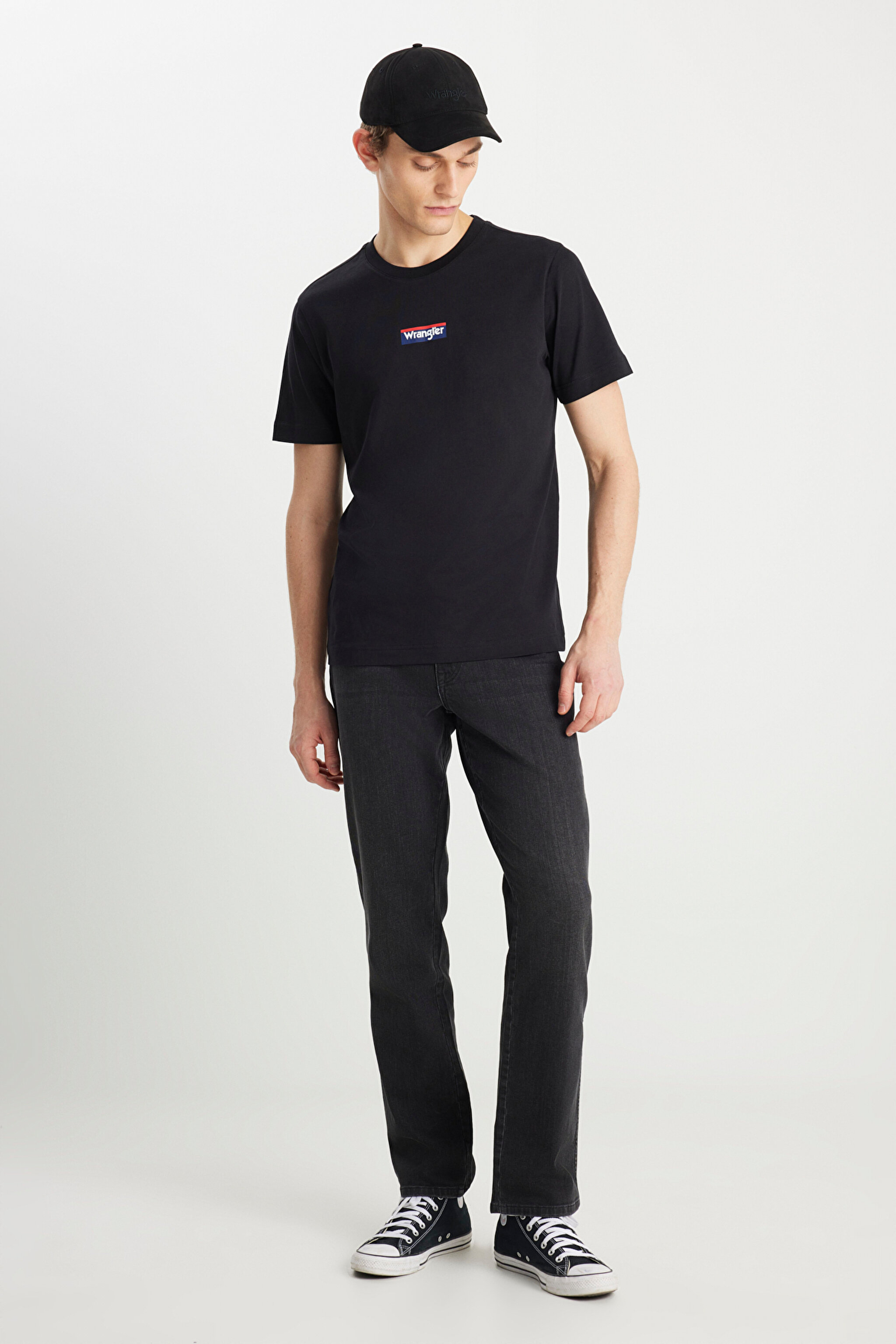 Texas Straight Fit Normal Bel Düz Paça Siyah Pamuklu Esnek Jean Denim Pantolon