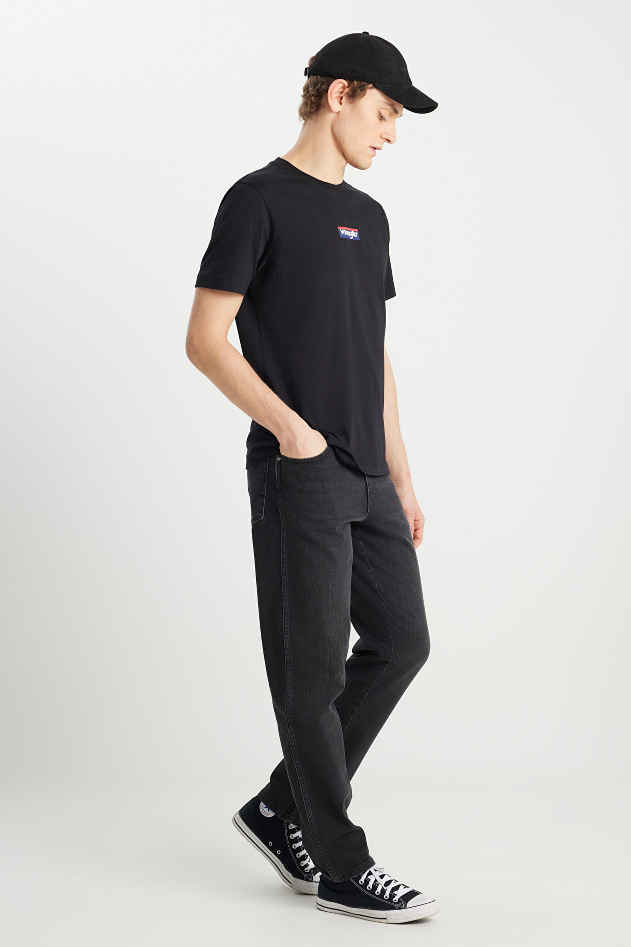 Texas Straight Fit Normal Bel Düz Paça Siyah Pamuklu Esnek Jean Denim Pantolon - Dark Eden-W12100012TI (görsel 2)