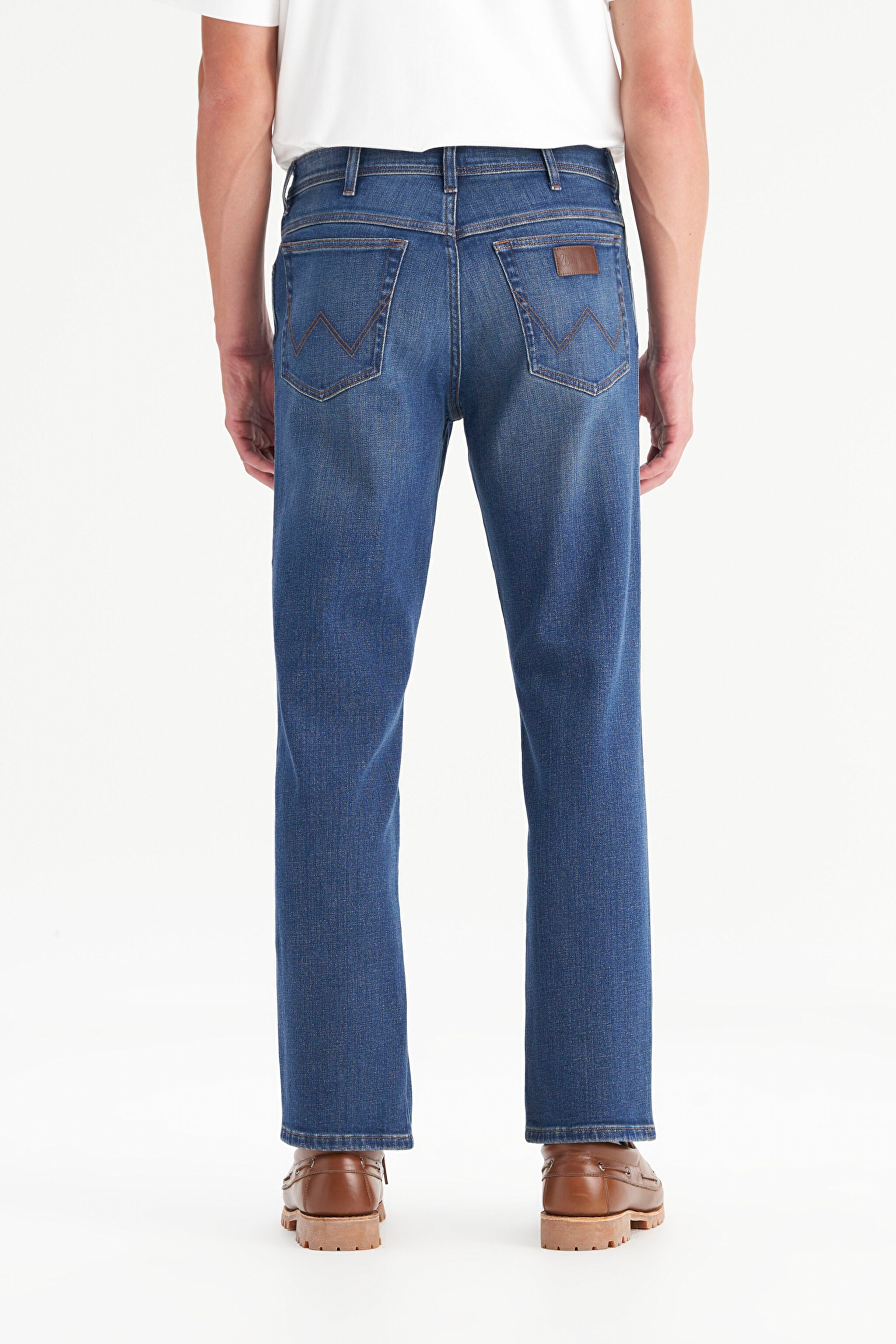 Texas Straight Fit Düz Kesim Normal Bel Pamuklu Esnek Mavi Jean
