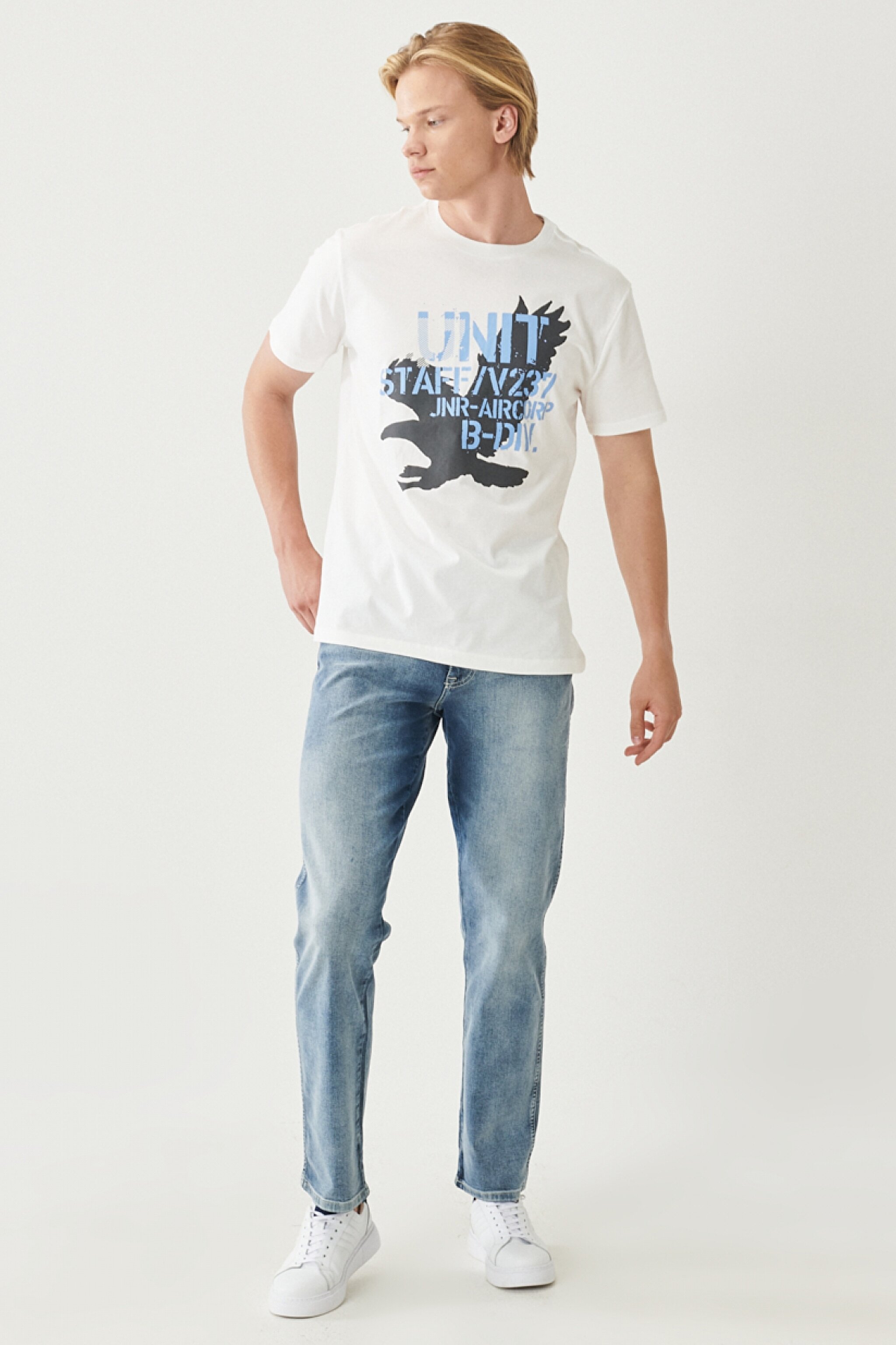 Texas Straight Fit Esnek Jean Kot Pantolon - Light Blue-W121004404