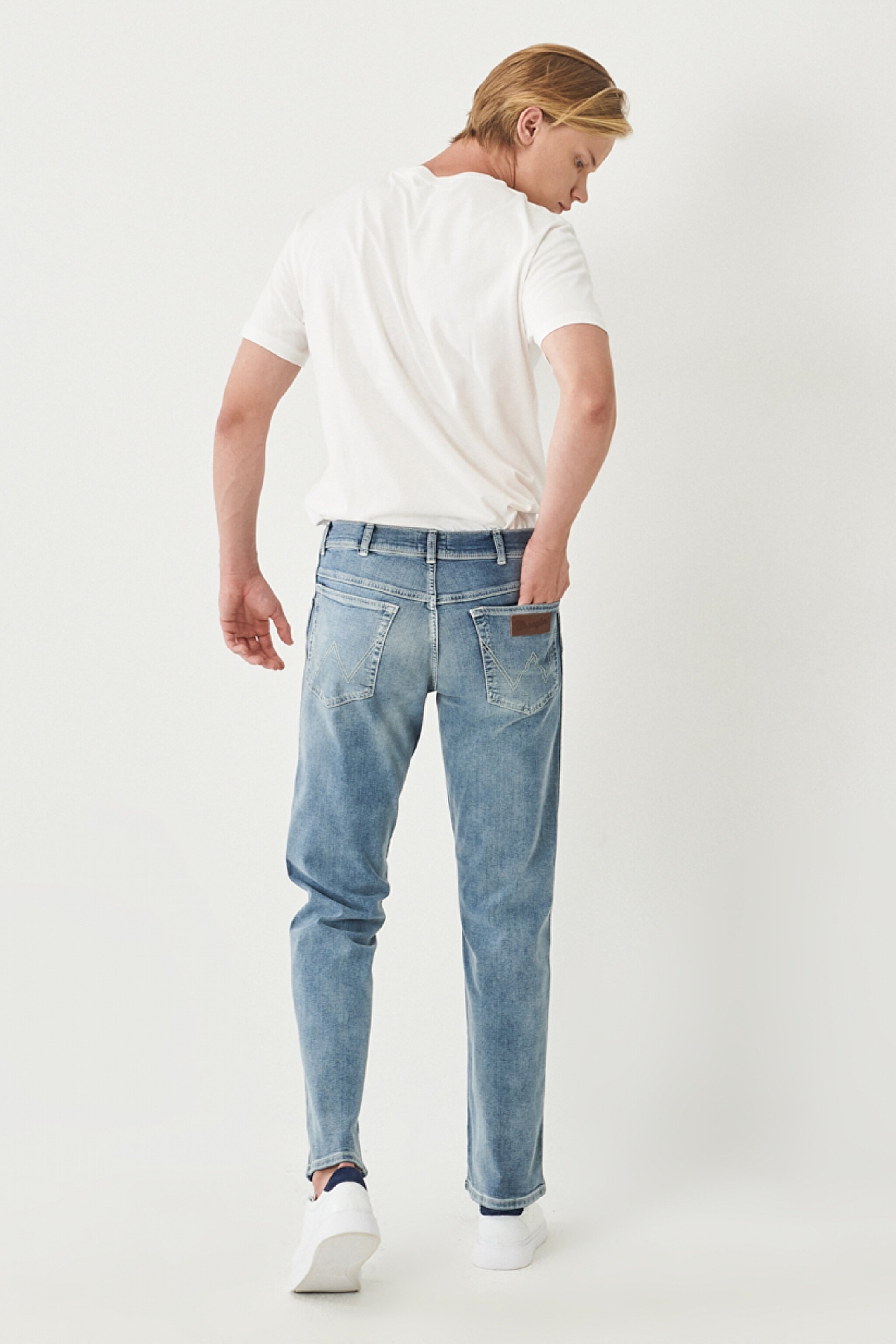 Texas Straight Fit Esnek Jean Kot Pantolon - Light Blue-W121004404 (görsel 6)