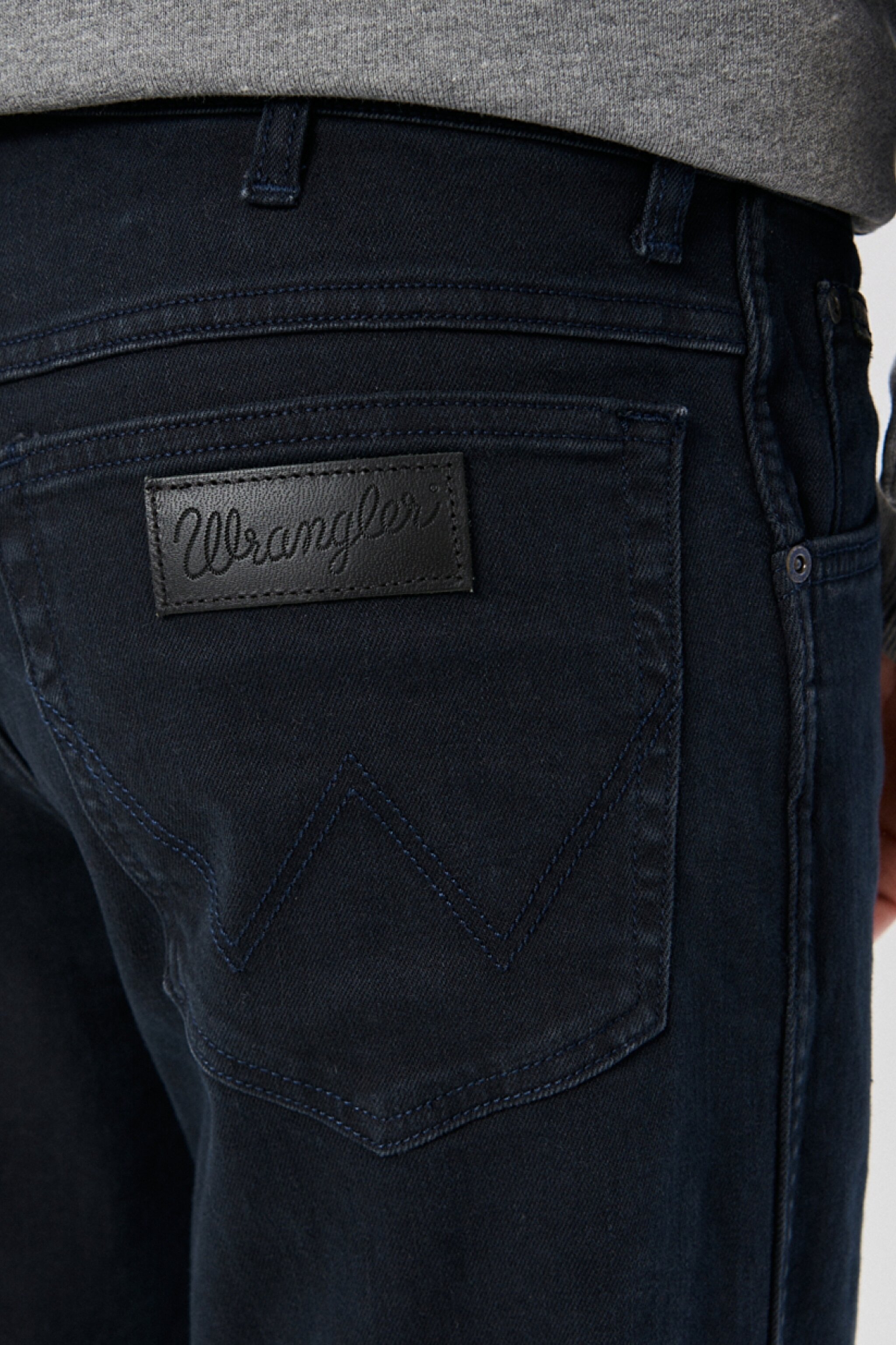 Texas Authentic Straight Fit Normal Bel Esnek Jean Kot Pantolon - Blueblack Rinse-W121019371 (görsel 4)