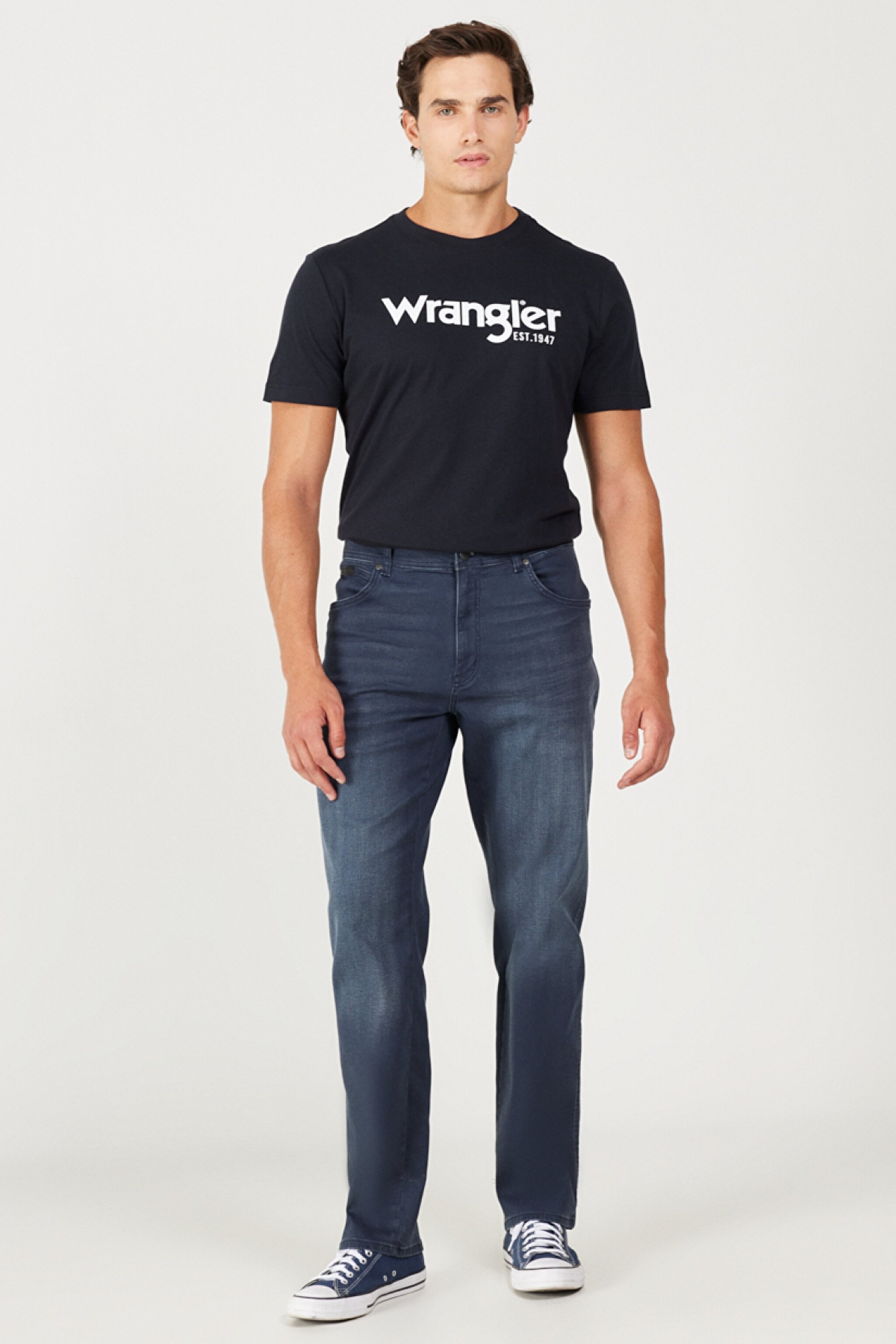 Texas Straight Fit Düz Kesim Normal Bel Gri Esnek Jean Kot Pantolon - Gray-W121029035 (görsel 2)