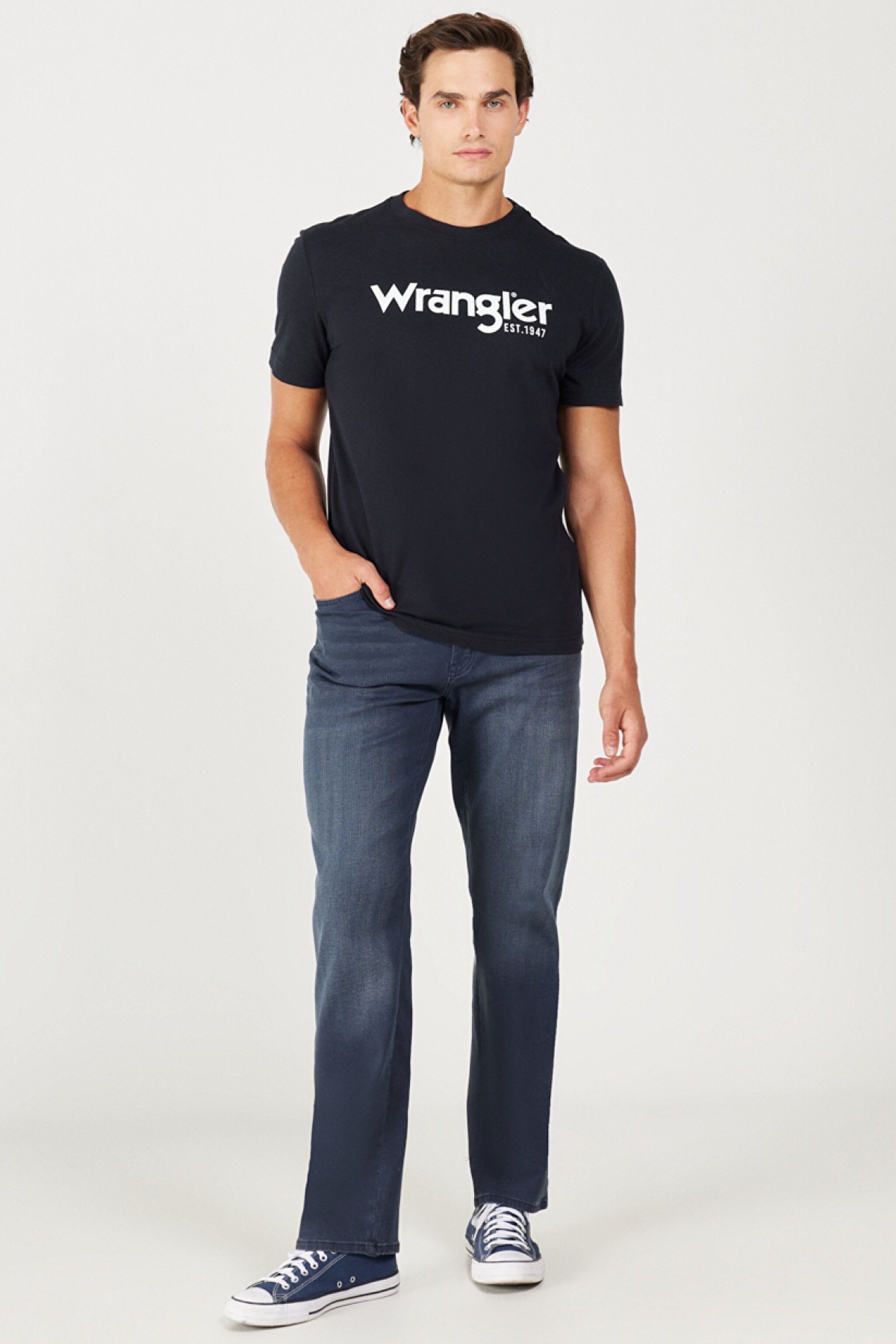 Texas Straight Fit Düz Kesim Normal Bel Gri Esnek Jean Kot Pantolon - Gray-W121029035 (görsel 4)