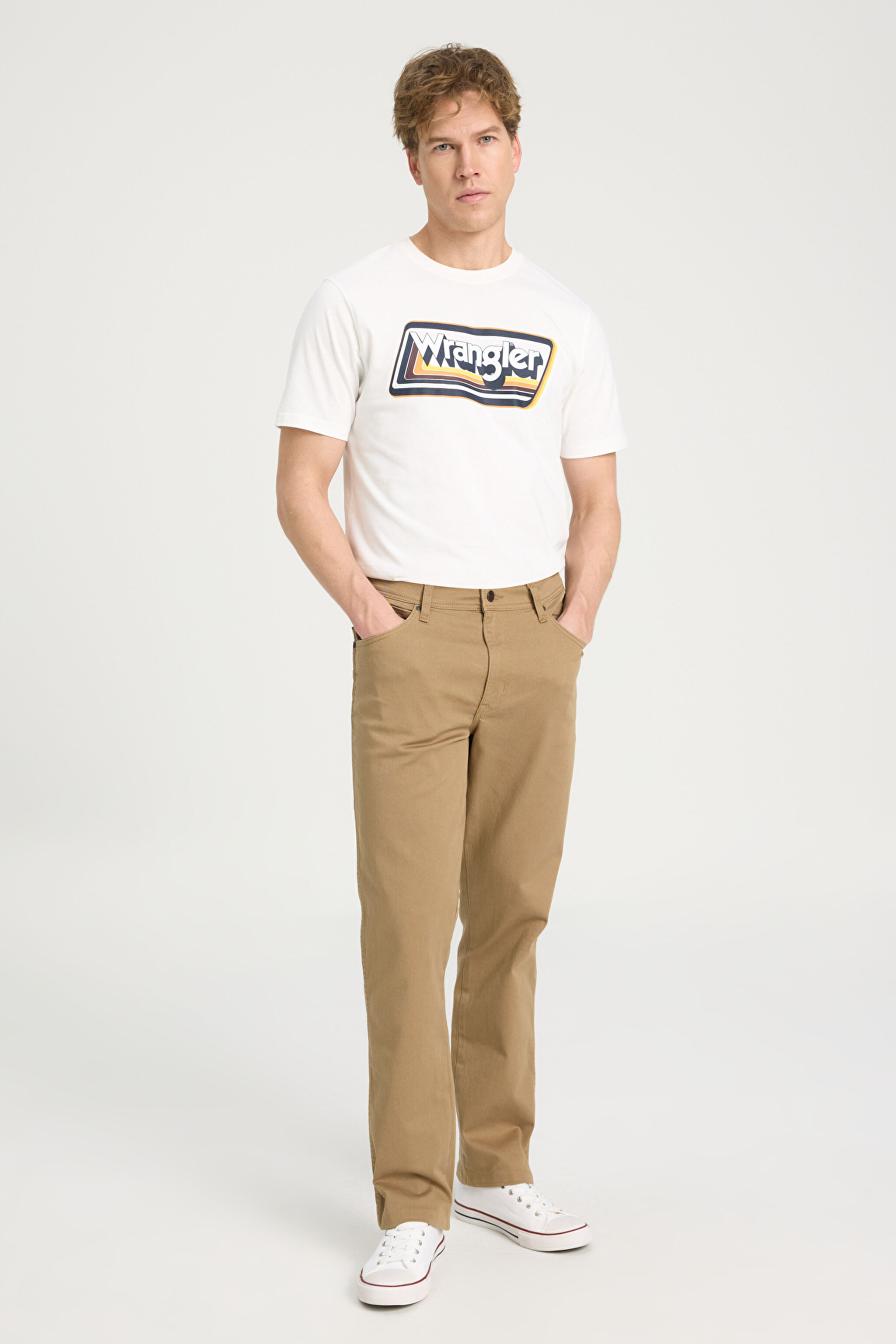 Regular Fit Normal Kesim Normal Bel Camel Esnek Pantolon - Camel-W121053175 (görsel 3)