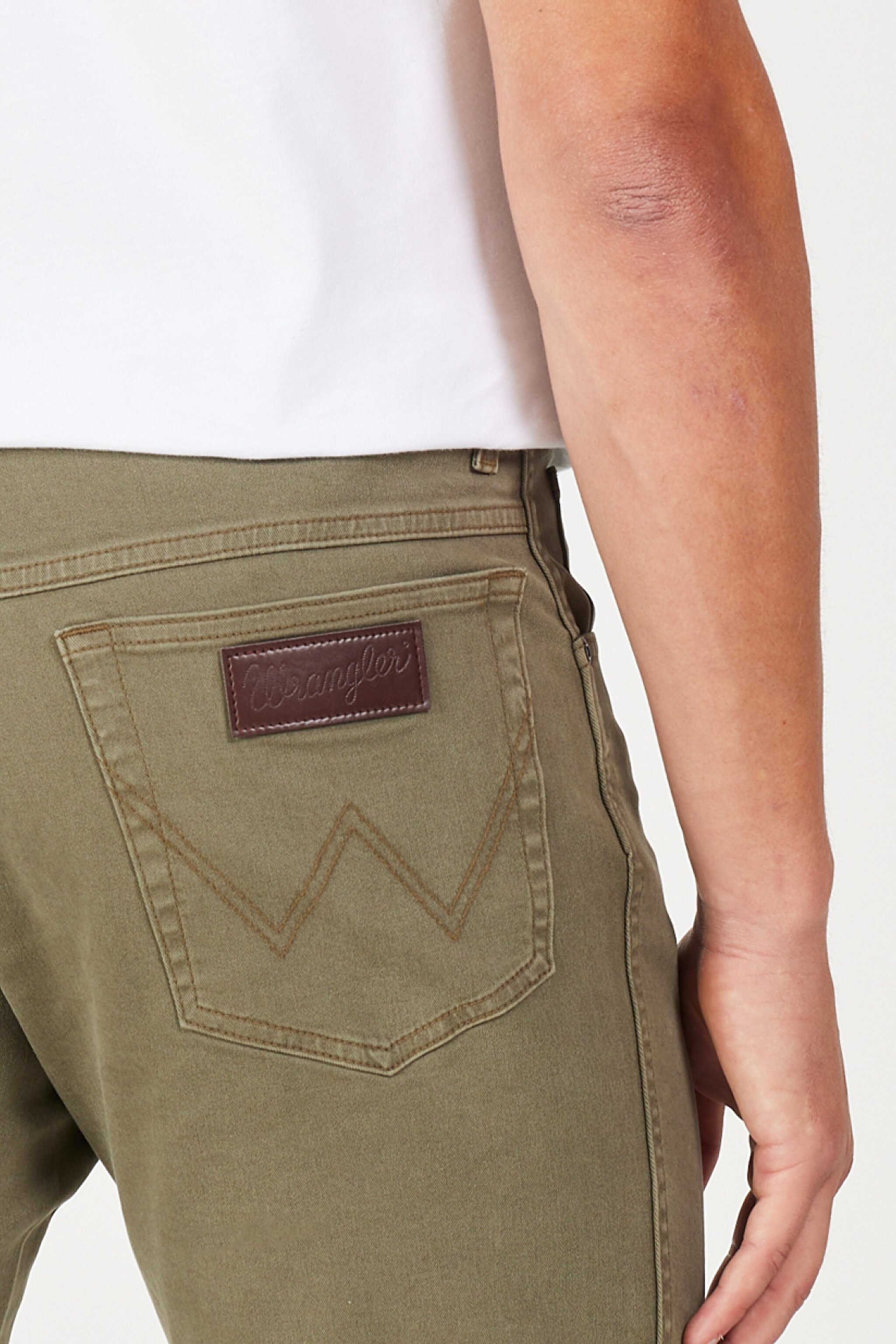Regular Fit Normal Kesim Normal Bel Haki Esnek Pantolon - Militare Green-W121053G40 (görsel 7)