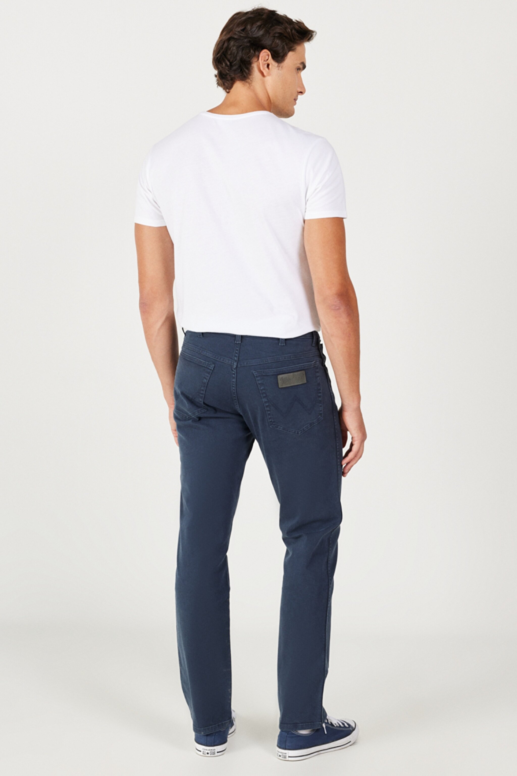 Regular Fit Normal Kesim Normal Bel Lacivert Esnek Pantolon - Dark Navy-W121053XAE (görsel 7)