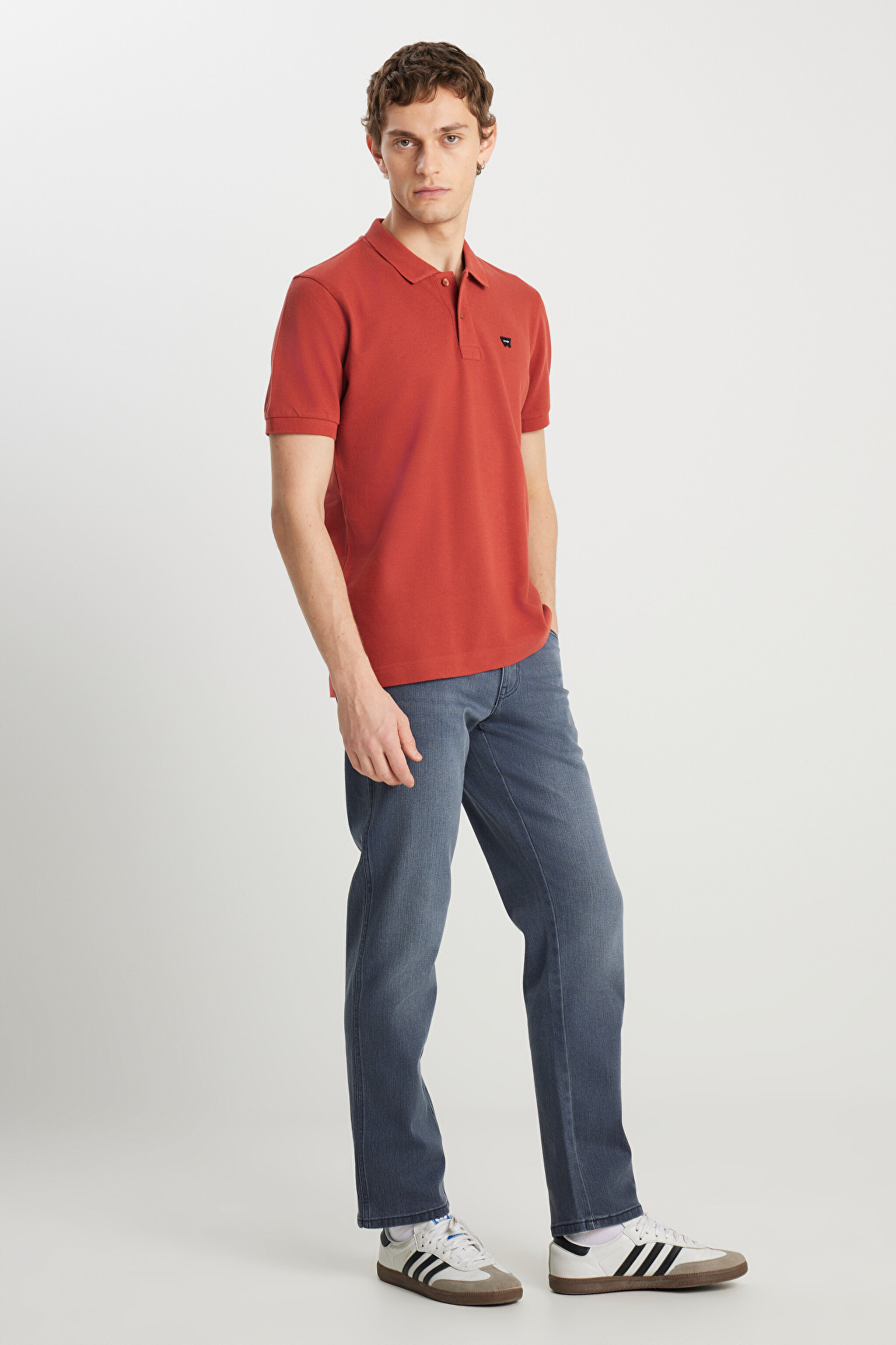 Regular Fit Normal Kesim Normal Bel Düz Paça Mavi Texas Jean Kot Pantolon - Stone-W12106658