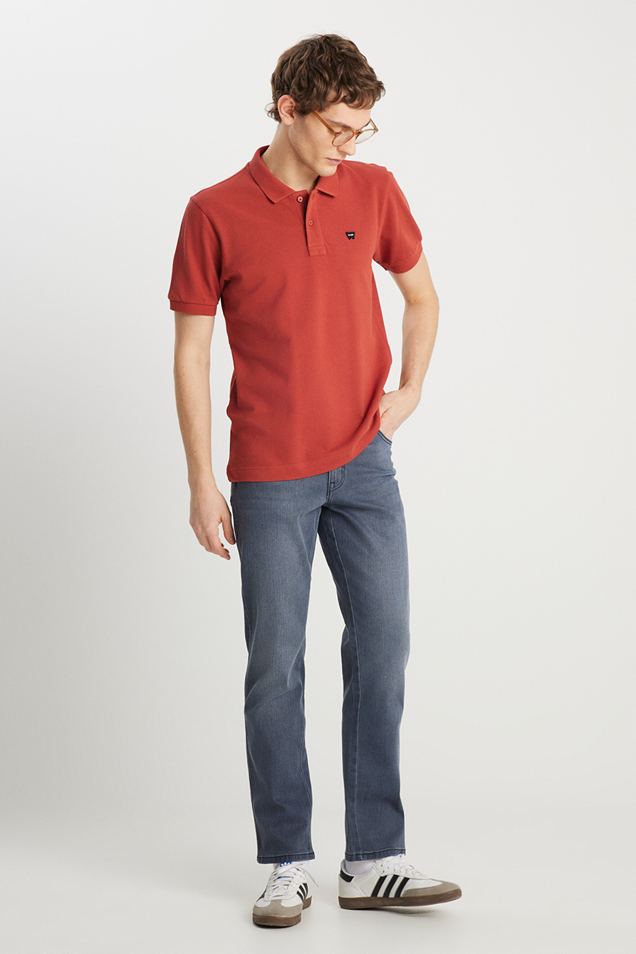 Regular Fit Normal Kesim Normal Bel Düz Paça Mavi Texas Jean Kot Pantolon - Stone-W12106658 (görsel 2)