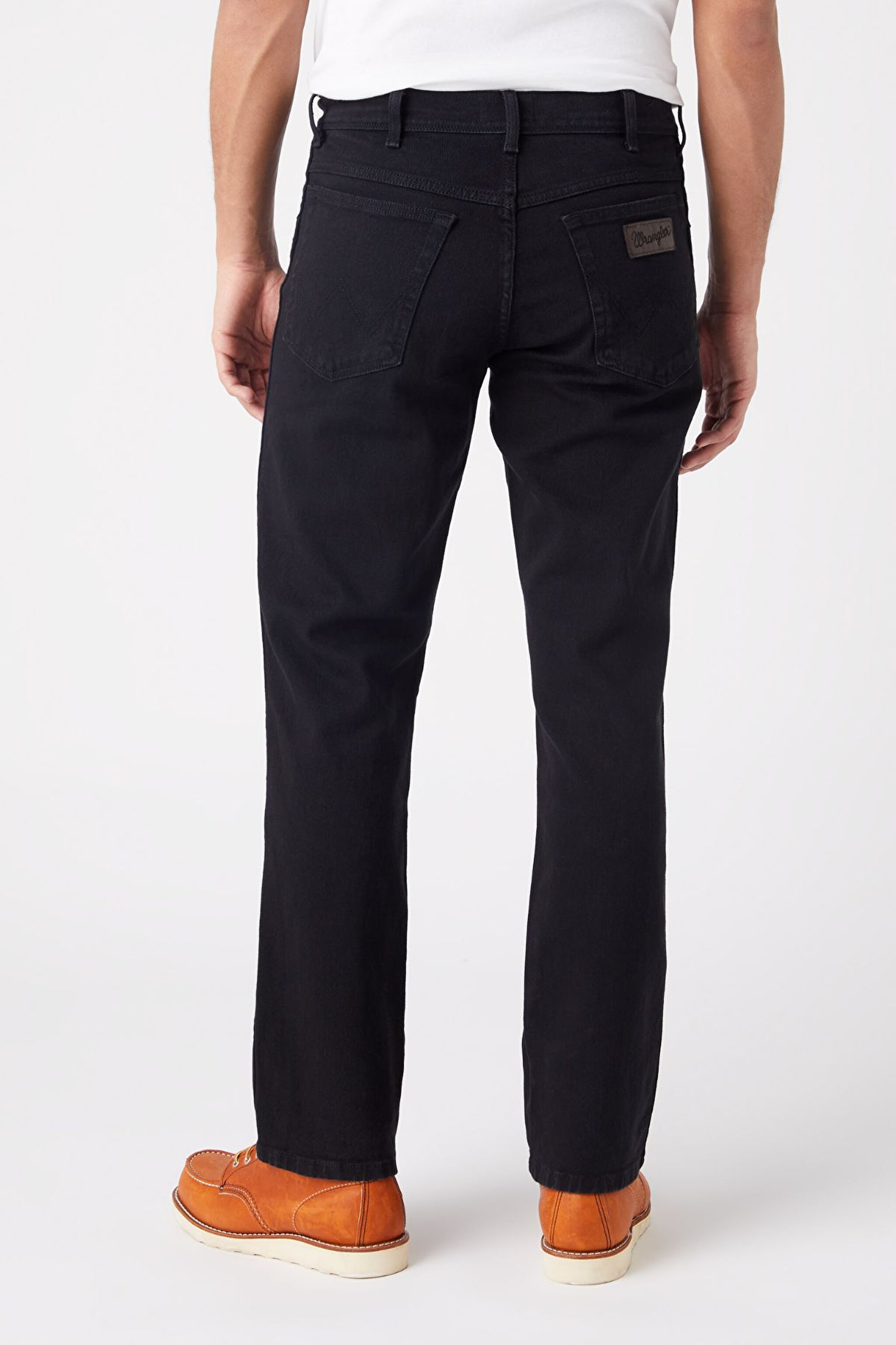 Texas Straight Fit Normal Bel Denim Esnek Jean Kot Pantolon - Black-W12109004 (görsel 3)