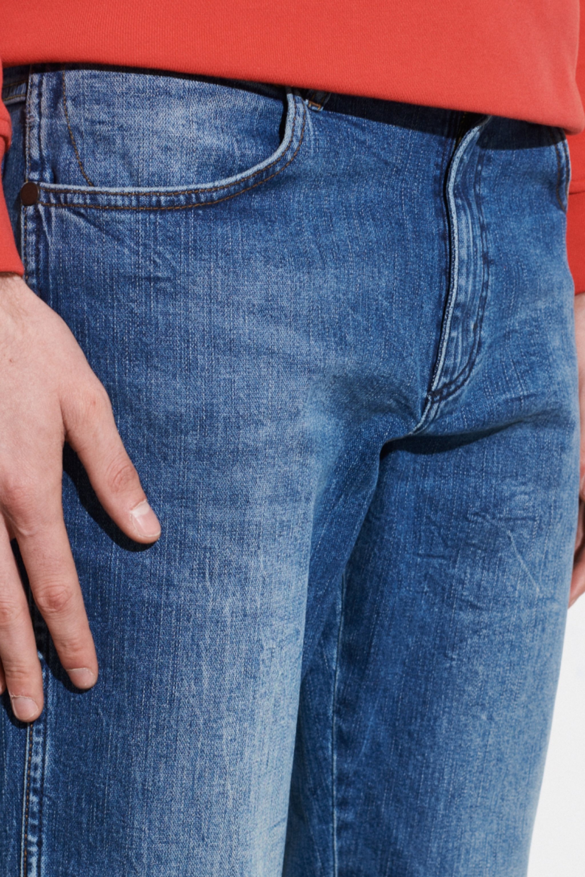 Texas Authentic Straight Fit Normal Bel Esnek Jean Kot Pantolon - Authentic Indigo-W1215915Q (görsel 3)