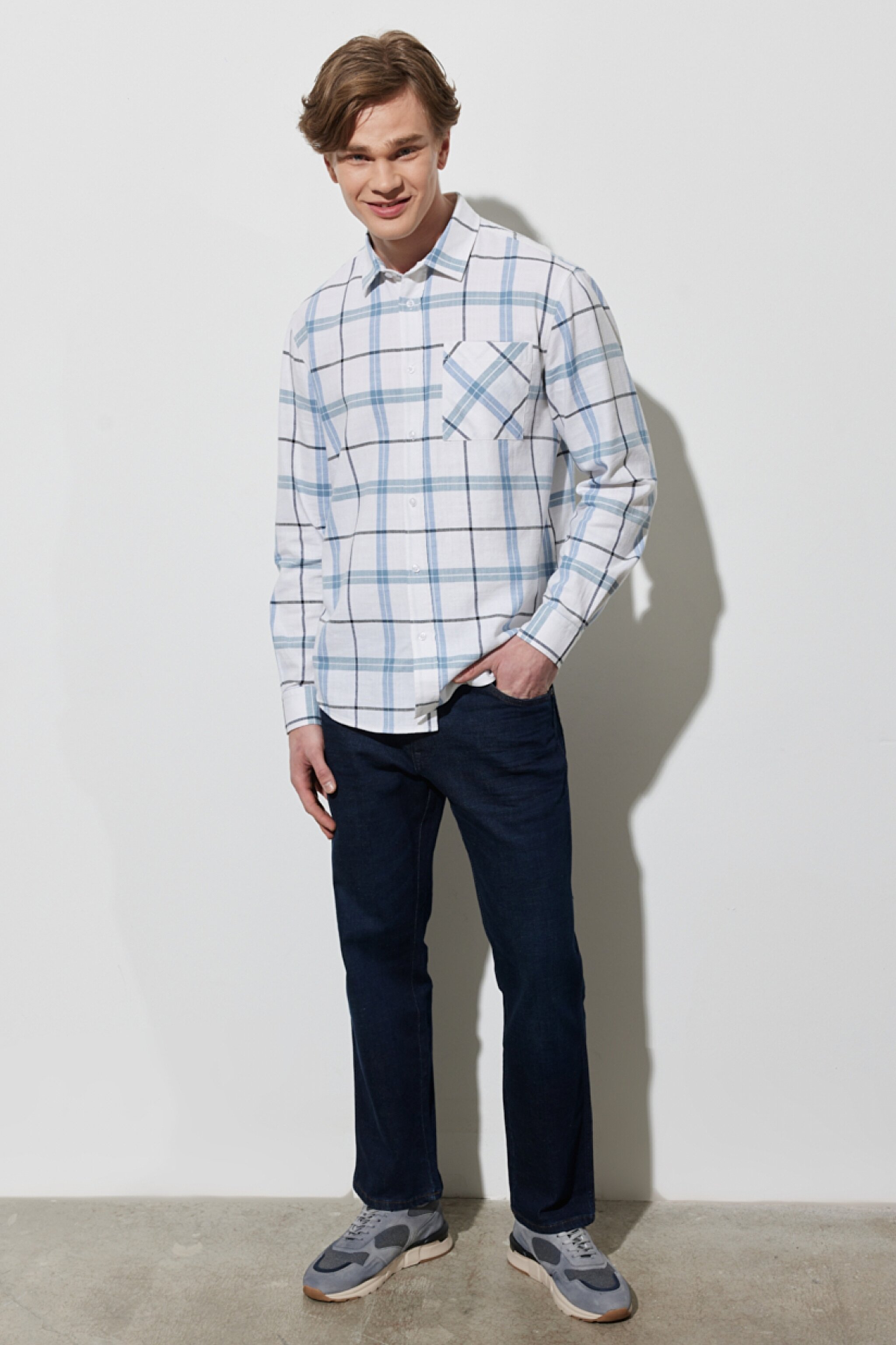 Texas Straight Fit Normal Bel Esnek Jean Kot Pantolon - Elite-W1217422F (görsel 2)