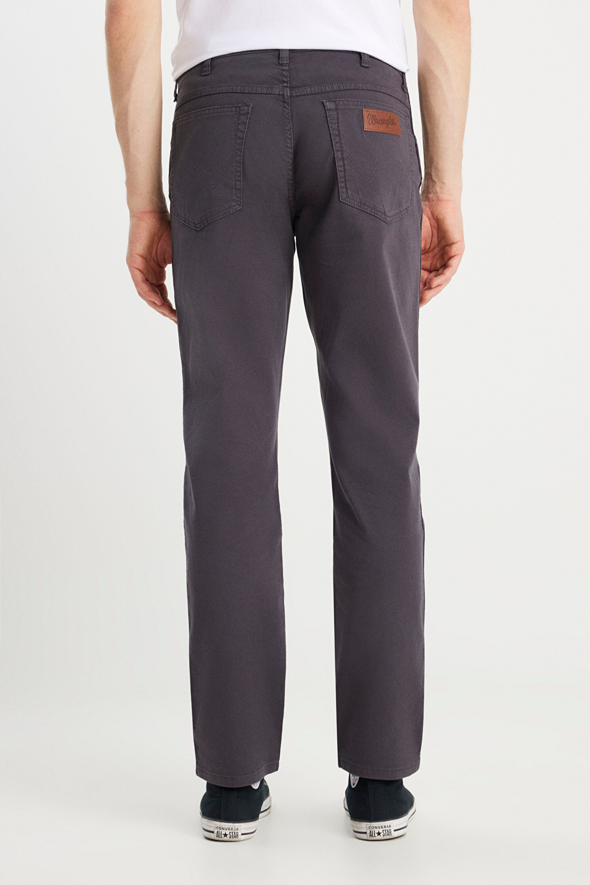 Texas Straight Fit Düz Kesim Normal Bel Soluk Siyah Pamuklu Esnek Pantolon - Faded Black-W1218646116 (görsel 4)